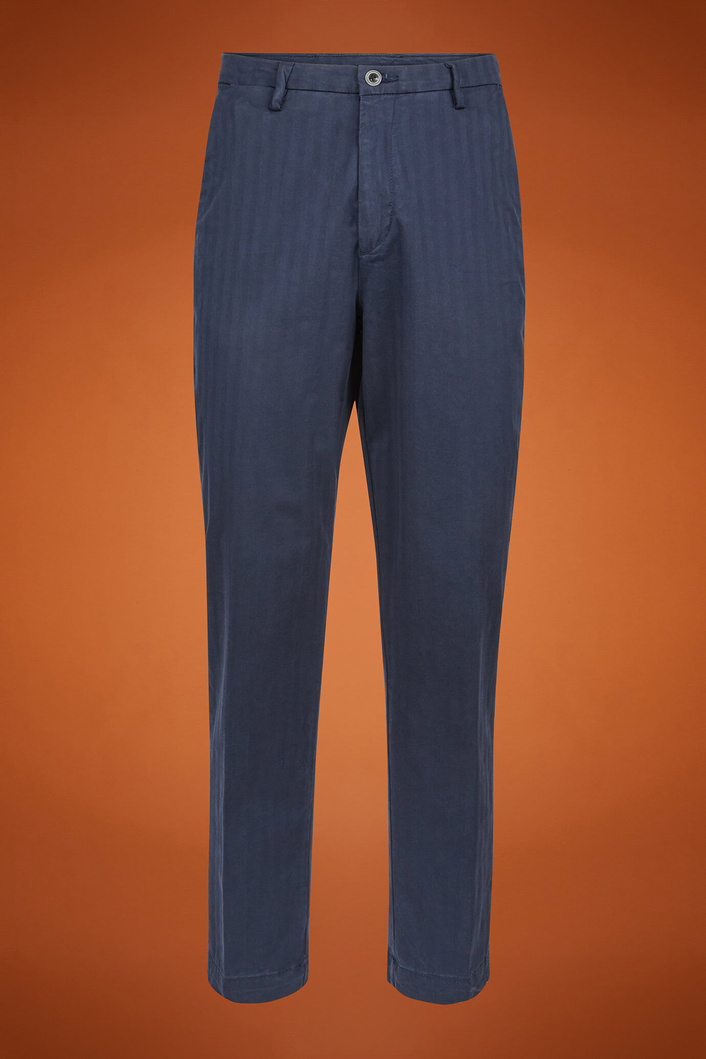 Klassische Herrenhose mit Fischgrätmuster in normaler Passform image number 4