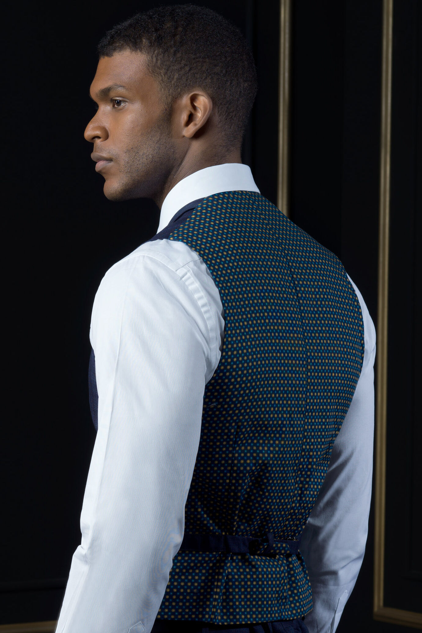 Gilet monopetto con collo a rever image number 2