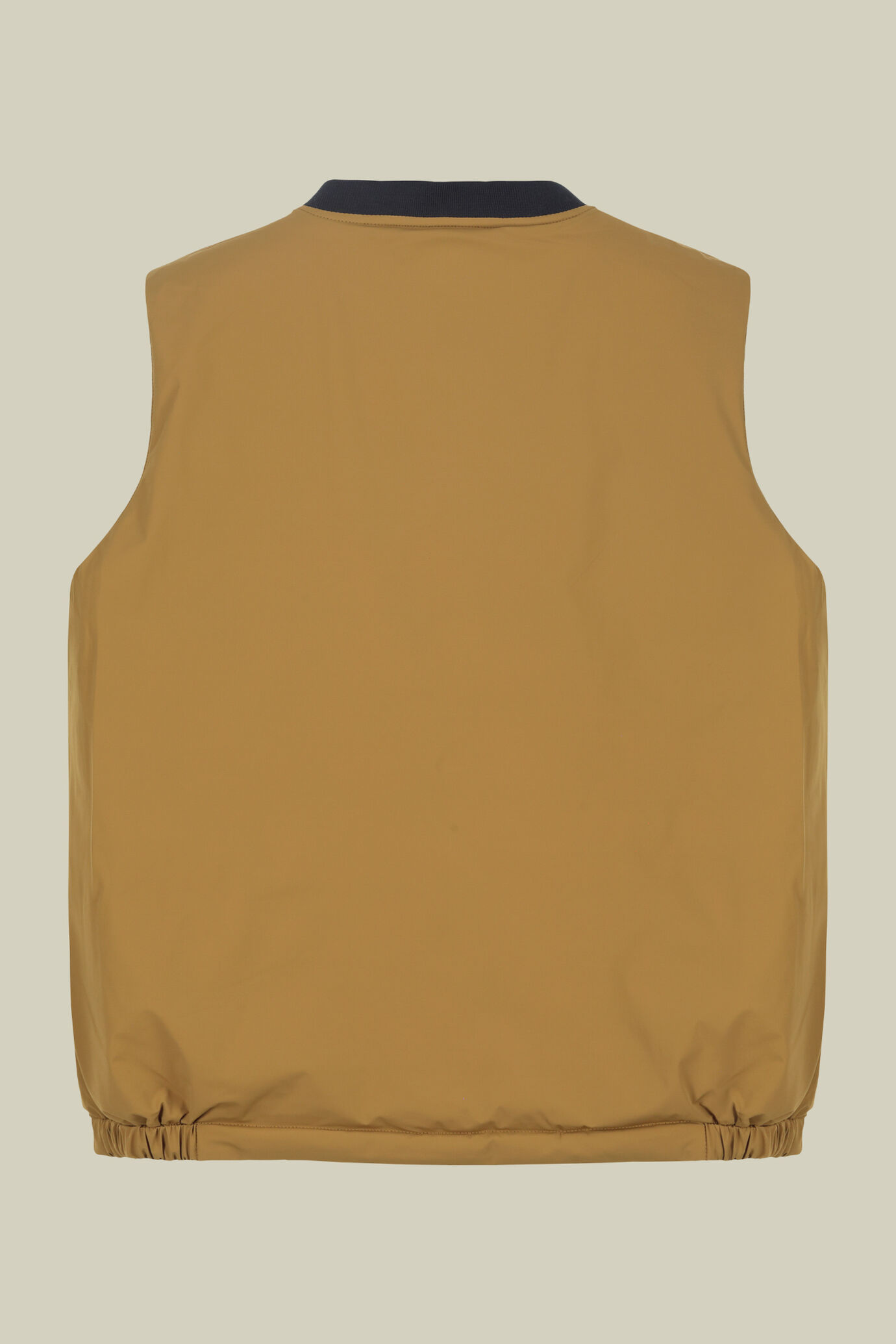 Men's reversible two-colour sleeveless vest with light padding image number 9