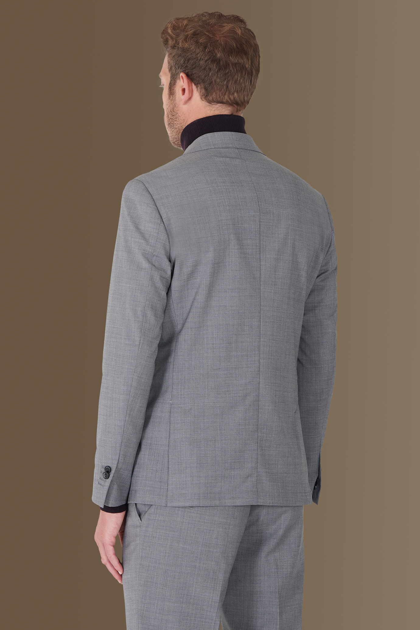 Single breasted suit trousers with turn up image number 3
