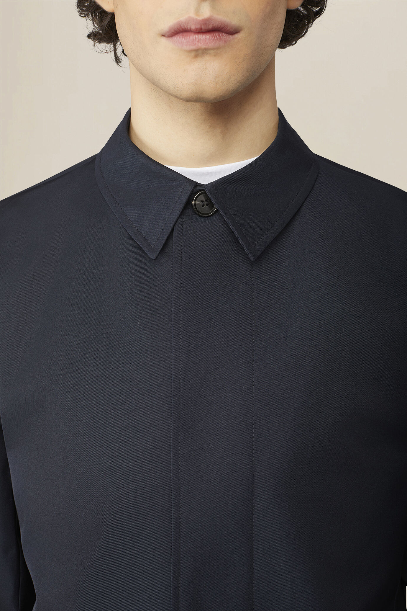 Impermeabile uomo in tessuto tecnico waterproof regular fit image number 2