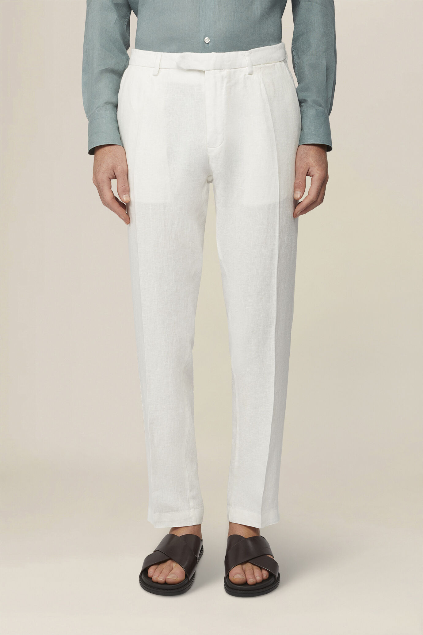 Pantalon pour homme 100 % lin