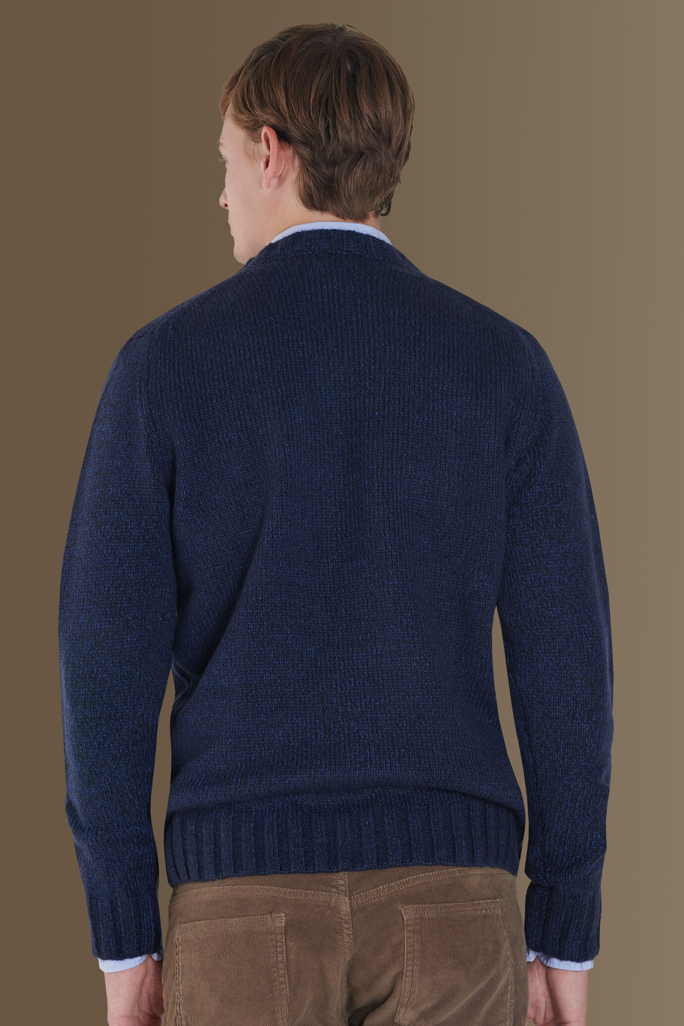 Maglia girocollo con costa inglese image number 2