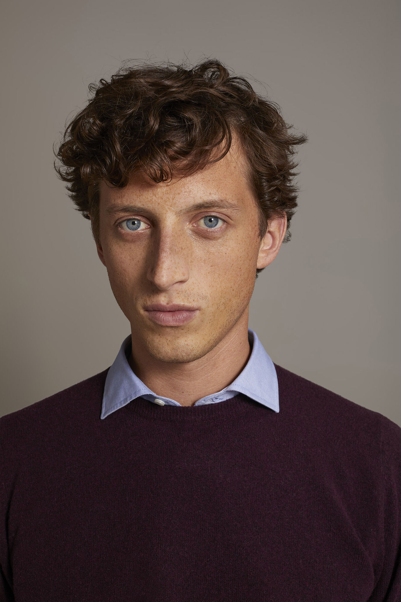 Maglia girocollo in misto lana lambswool image number 2