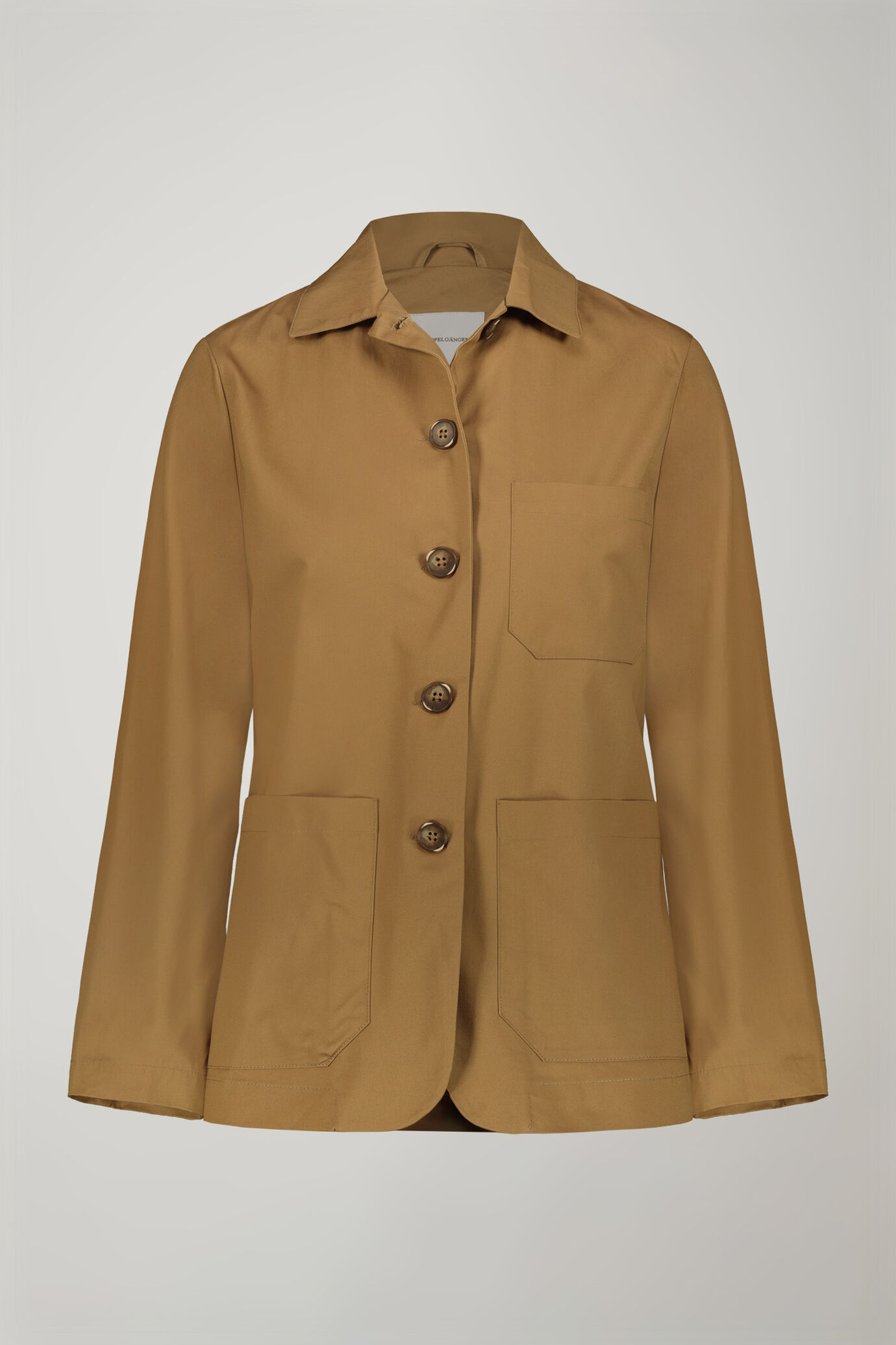 Giacca donna 100% cotone tasche a toppa regular fit image number 4