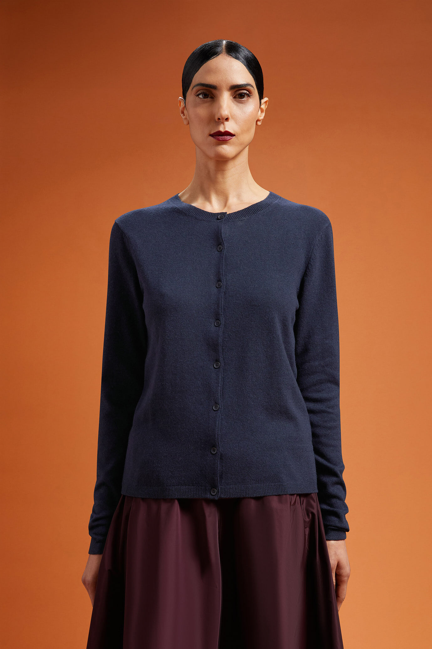 Cardigan con bottoni 100% Cashmere