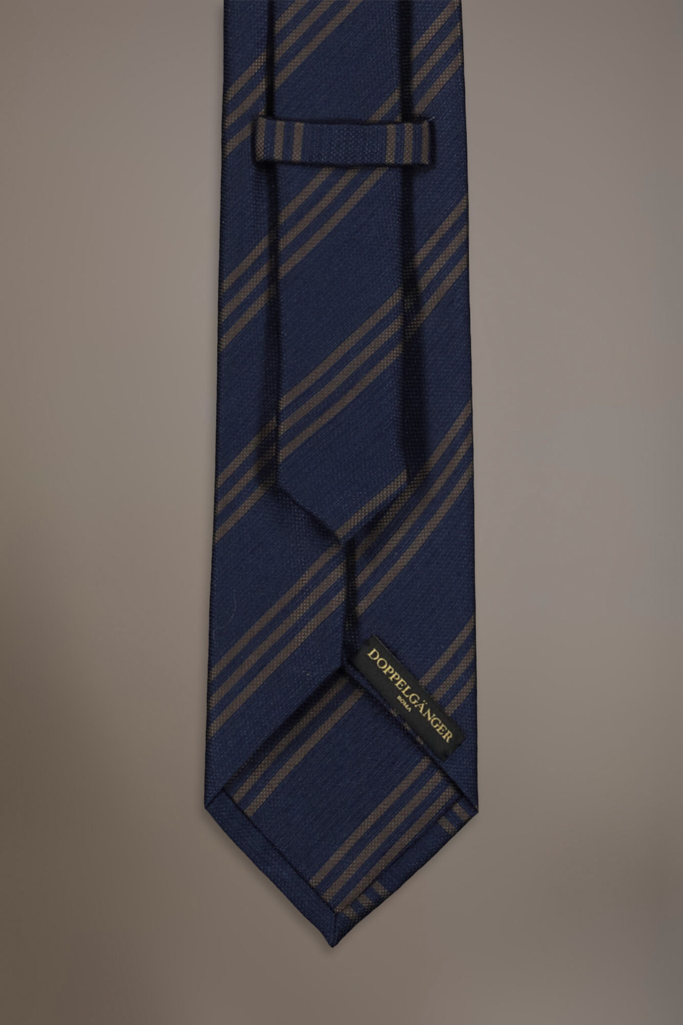 Bamboo blend tie regimental design image number 1
