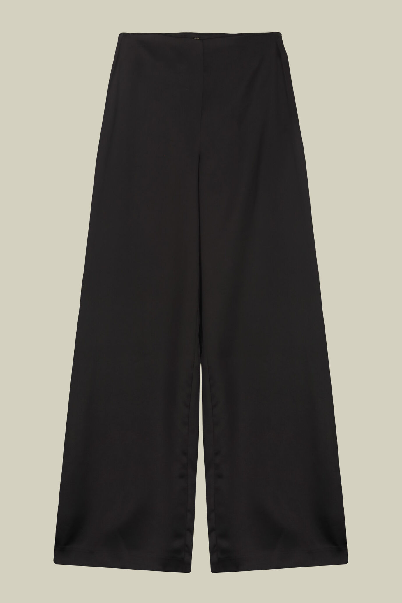 Pantalon palazzo pour femme avec fermeture éclair sur le côté