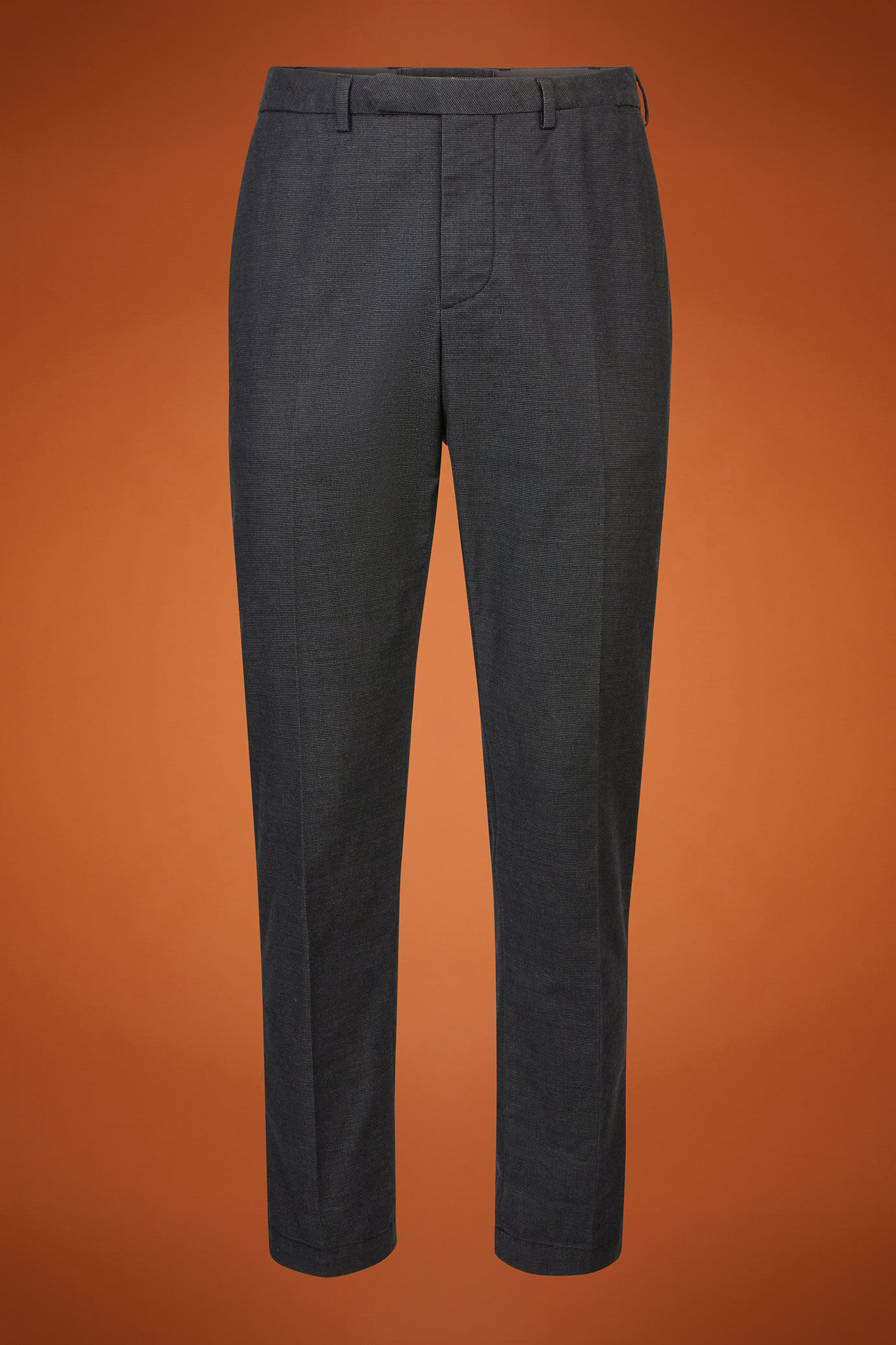 Pantalon classique pour homme à micro motifs, coupe classique