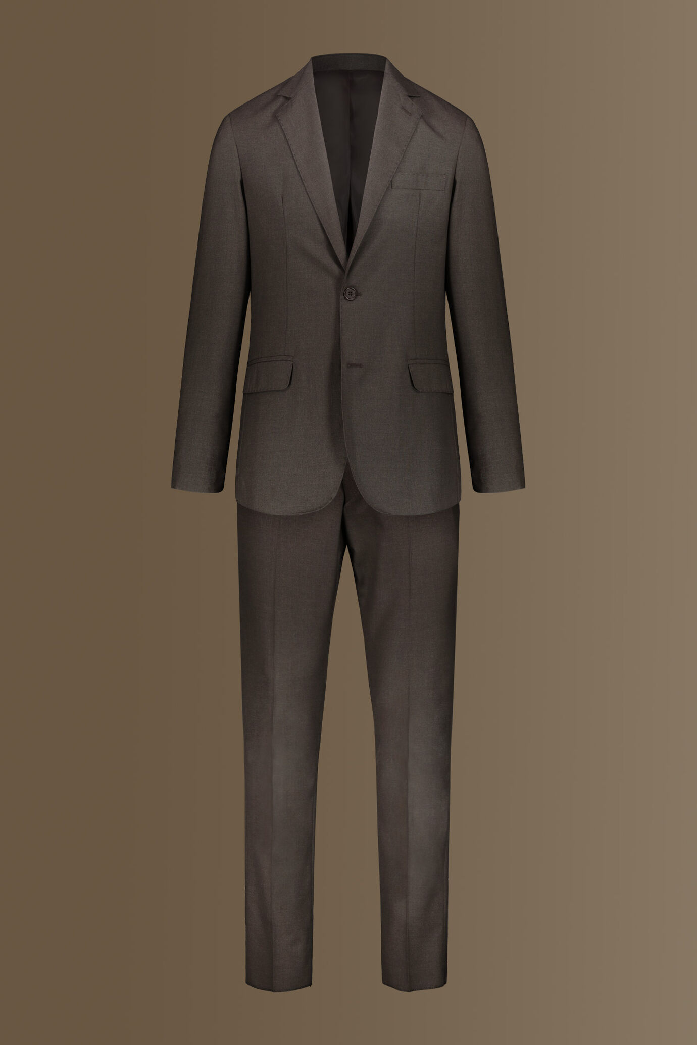 Single breasted suit solid color image number 4
