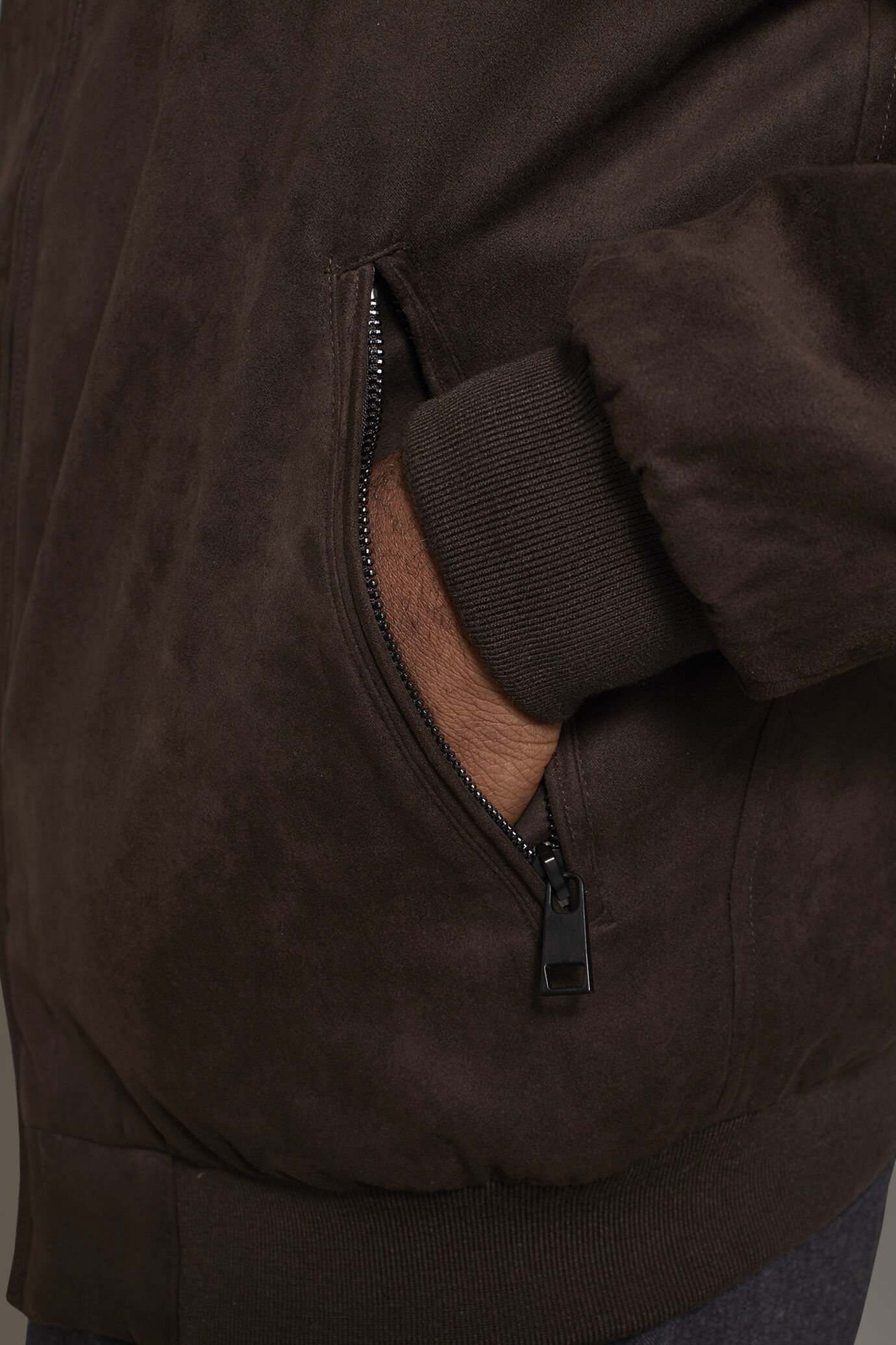 Ecosuede padded jacket image number 4
