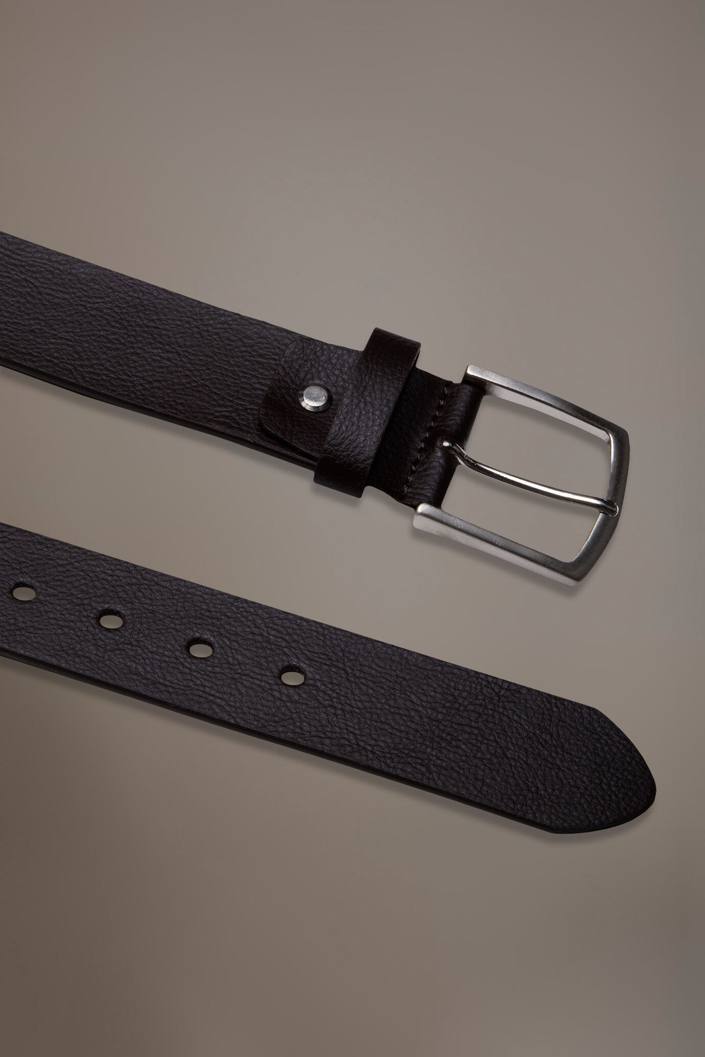 Classic belt combined leather image number 1