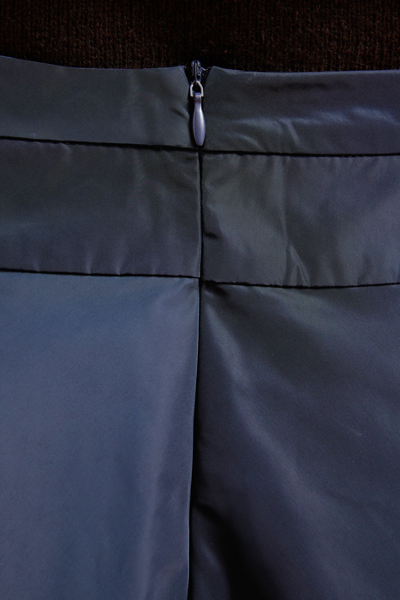 Jupe demi-cercle femme en taffetas à basque, coupe classique image number 4