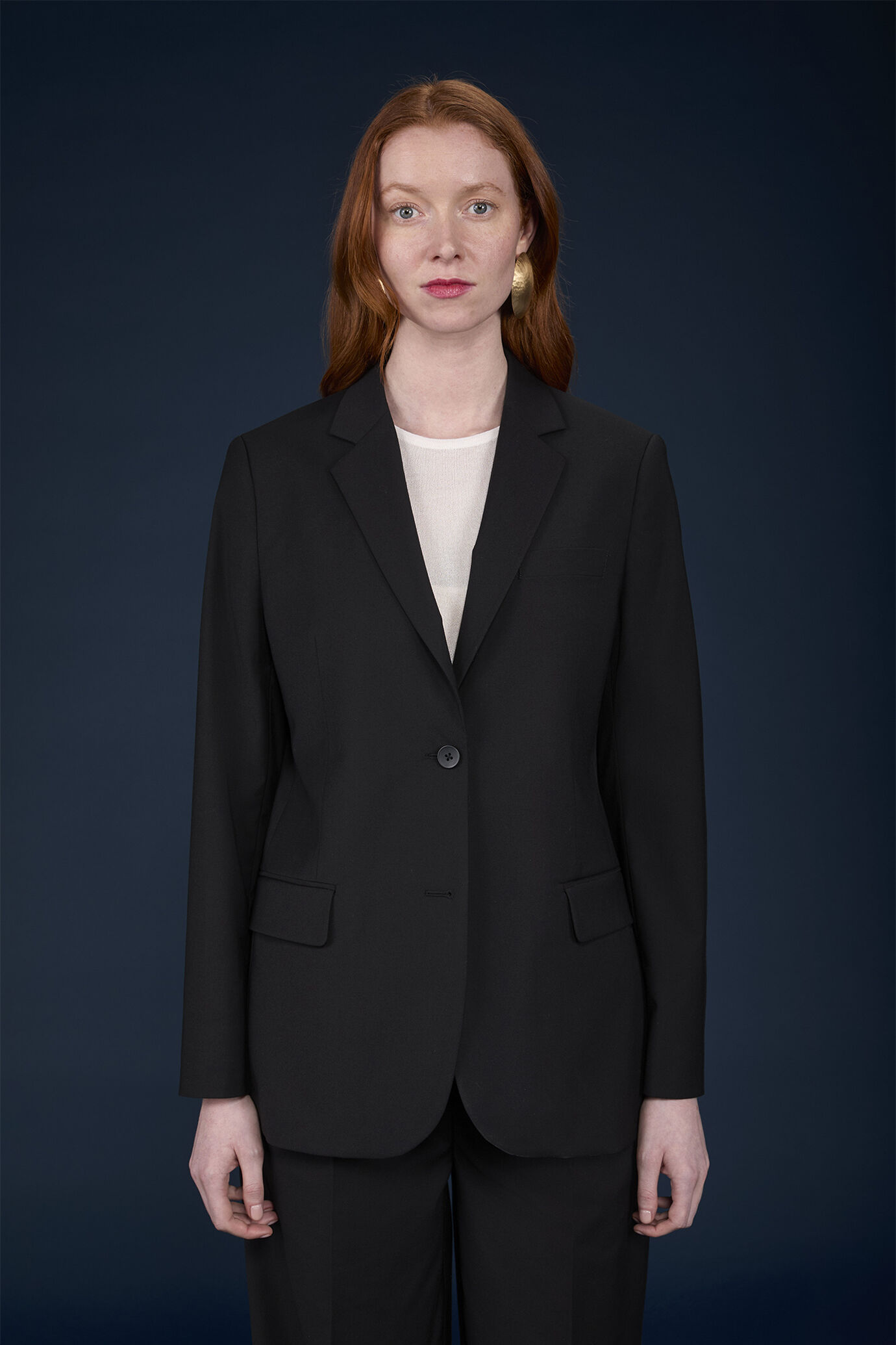 Einreihiger Damenblazer mit zwei Kn&ouml;pfen image number 1