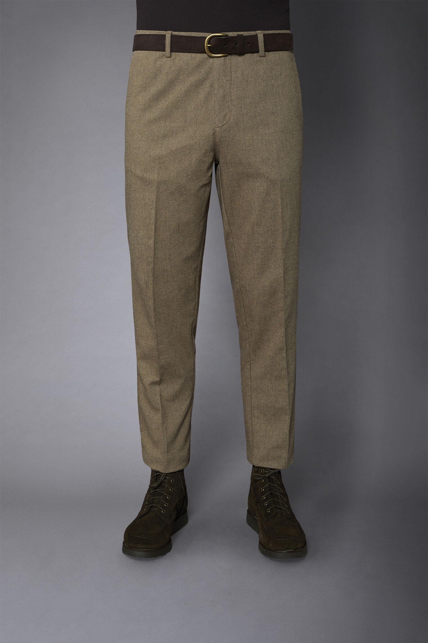 Pantaloni Chino Uomo In Cotone 100% – Modello Gurkha Retrò Con Vita Regolabile, Gamba Dritta, Tasche, Per L'Estate 2025 (Taglie S-2XL) - 4