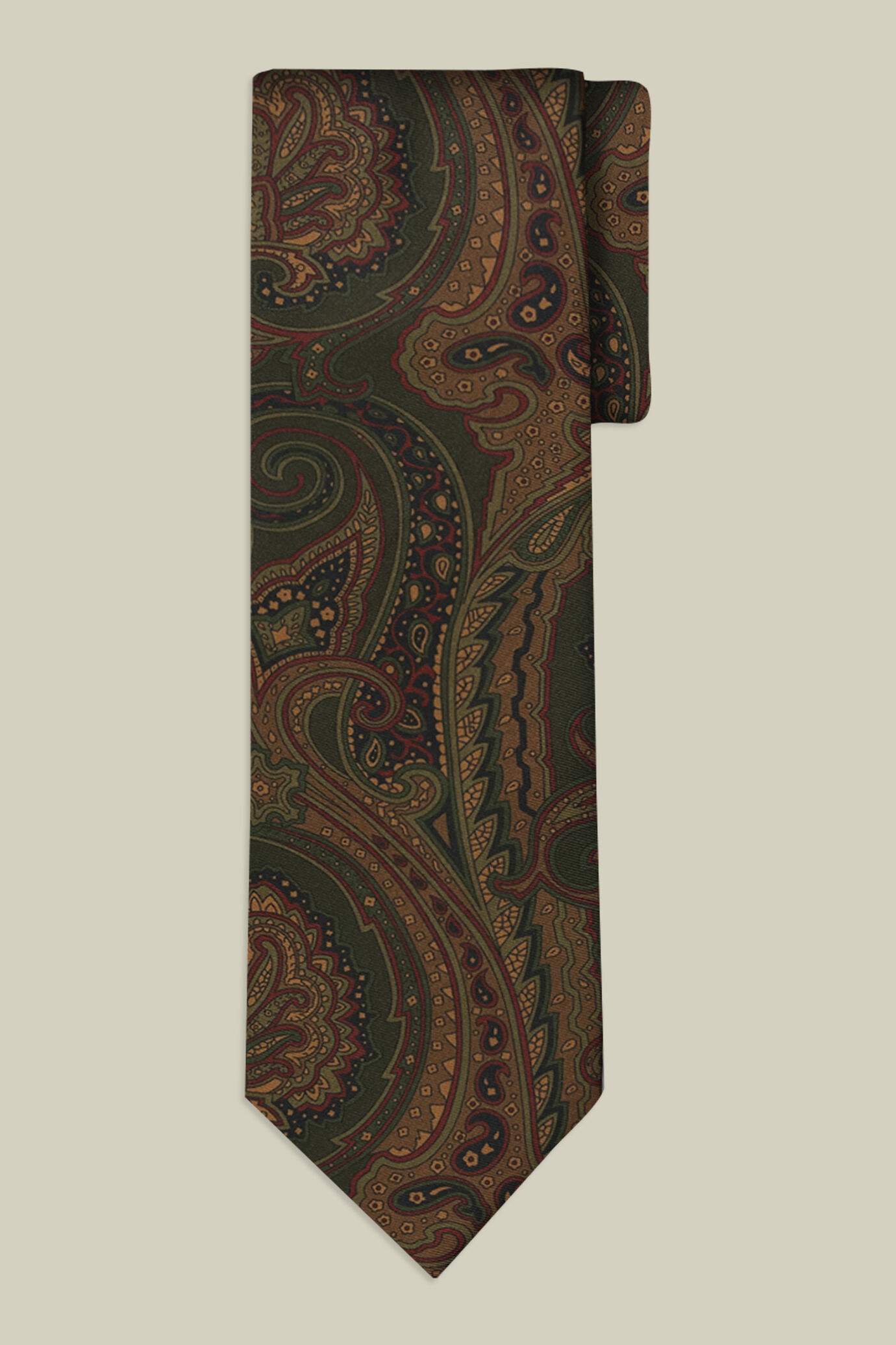 Cravate homme, motif macro cachemire