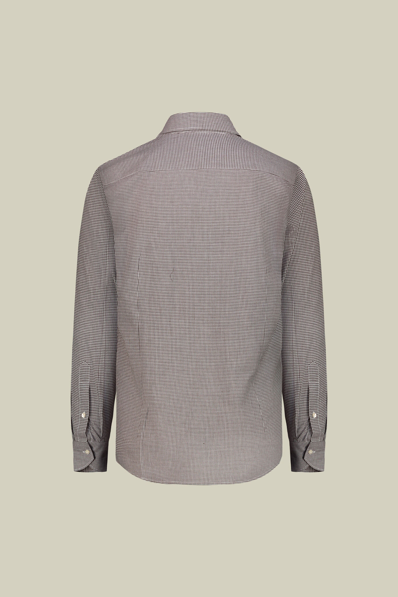 Men&rsquo;s 100% cotton yarn-dyed Vichy check shirt regular fit image number 5