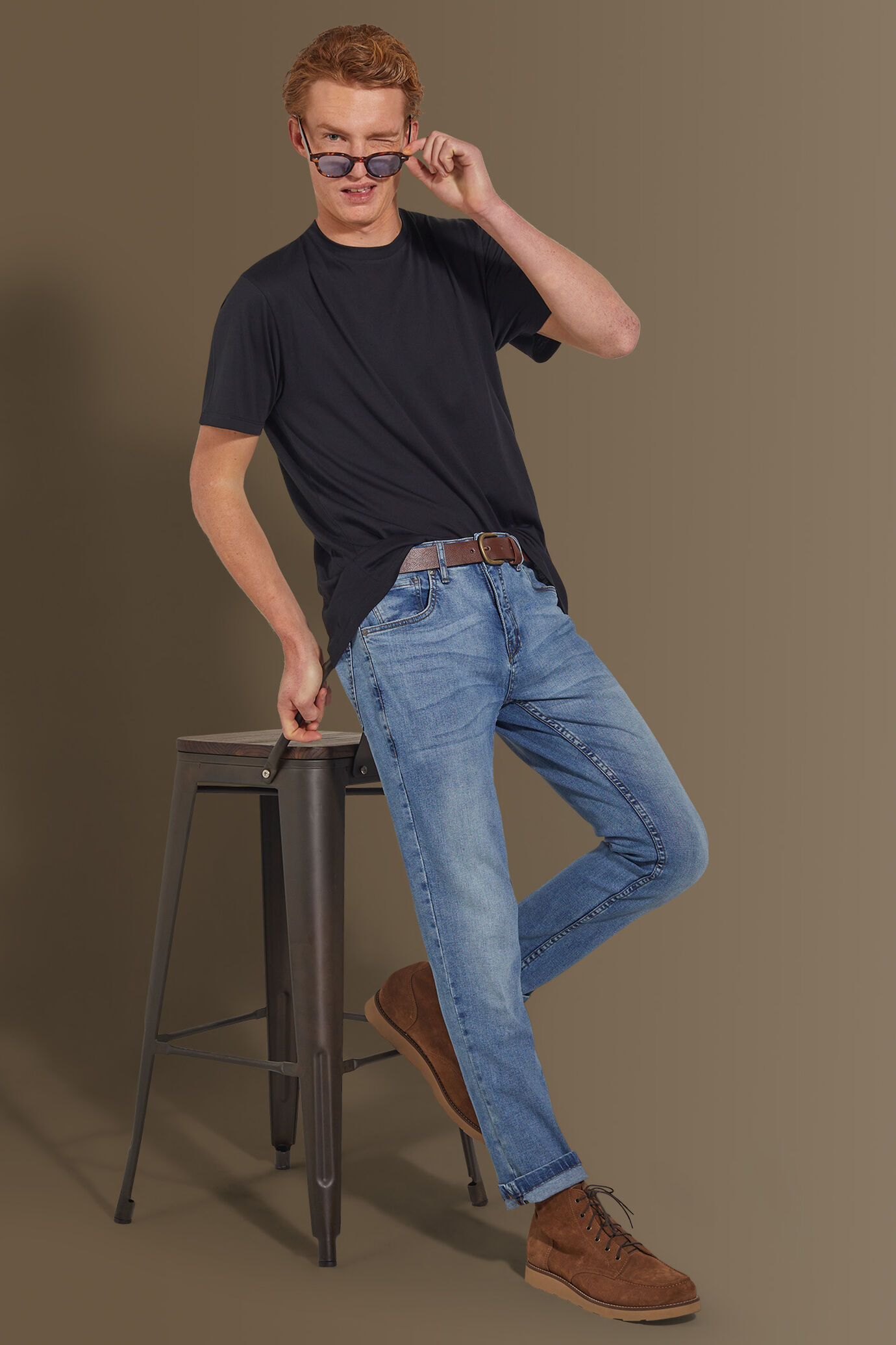 Jeans uomo 5 tasche image number 0