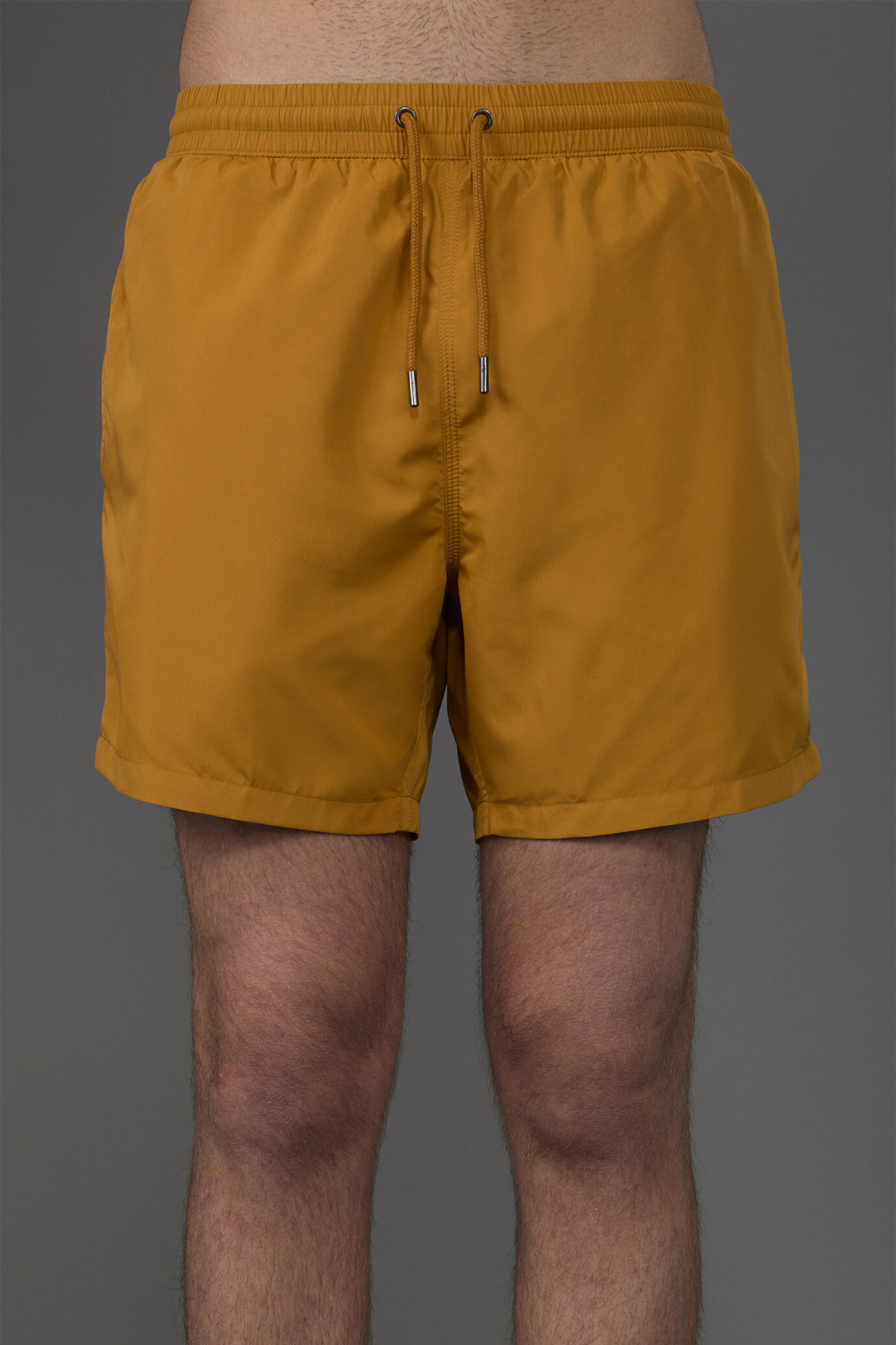 Einfarbige Herren-Badehose image number 2