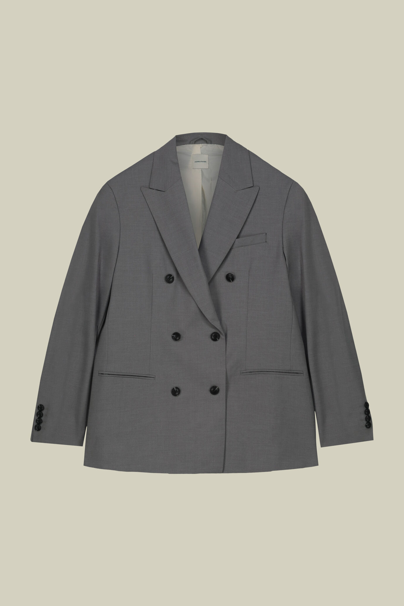 Women's regular-fit double-breasted jacket