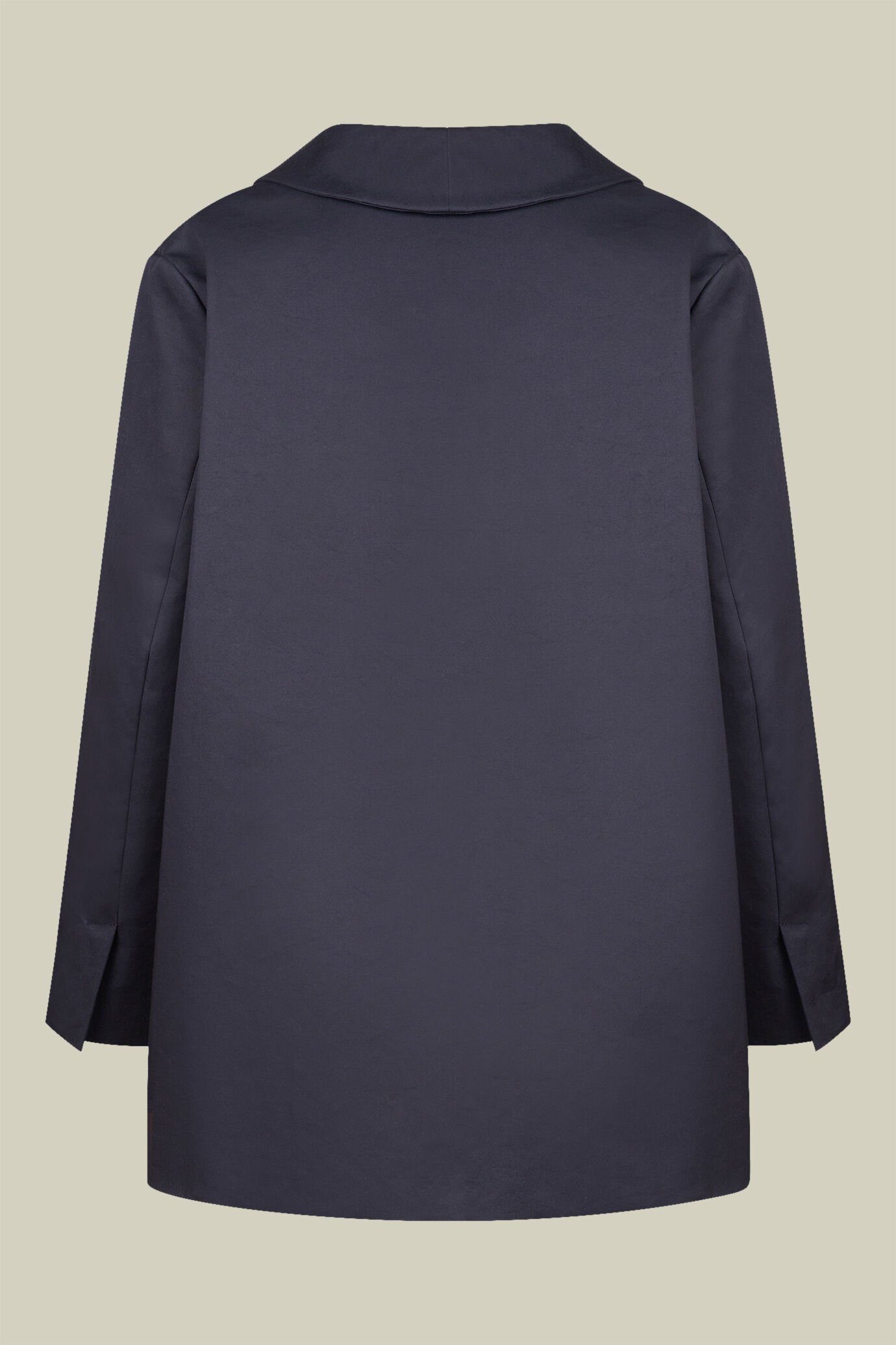 Spolverino donna 100% cotone con linea a trapezio regular fit