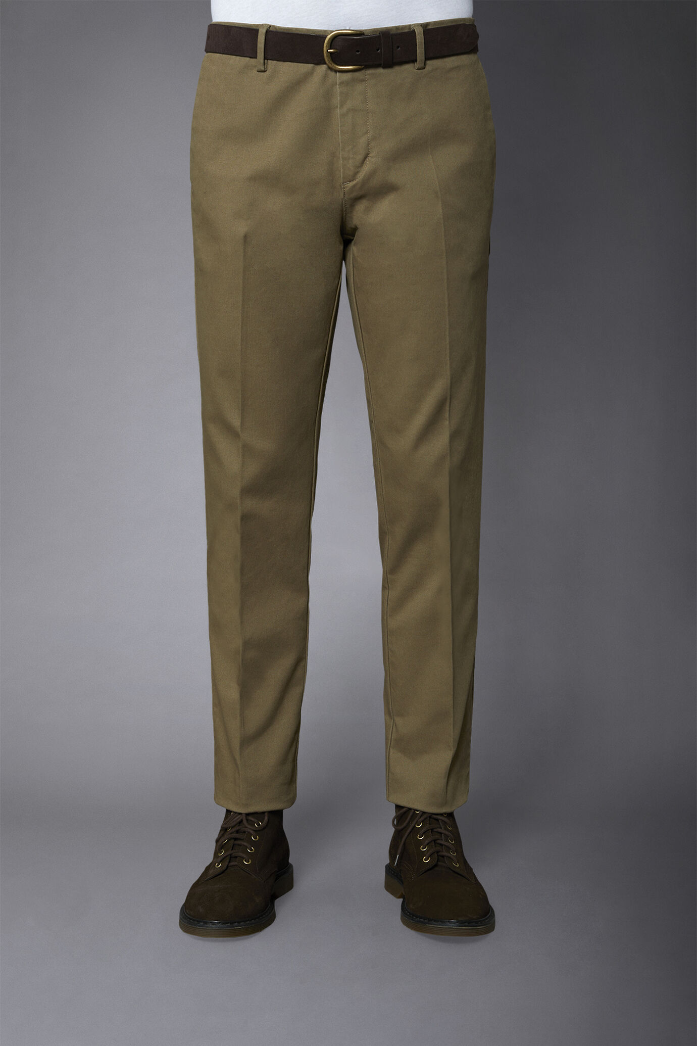 Pantalone chino uomo costruzione armaturata regular fit image number 3