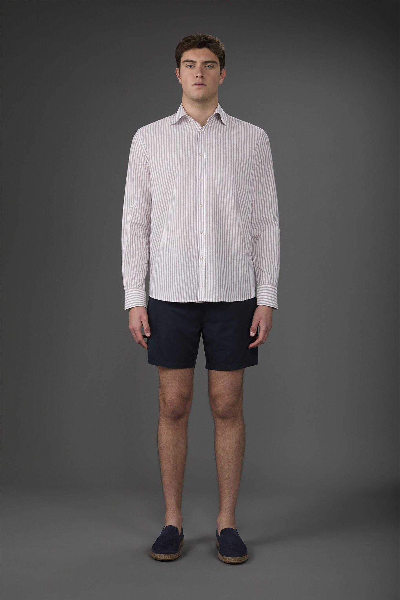 Einfarbige Herren-Badehose image number 1