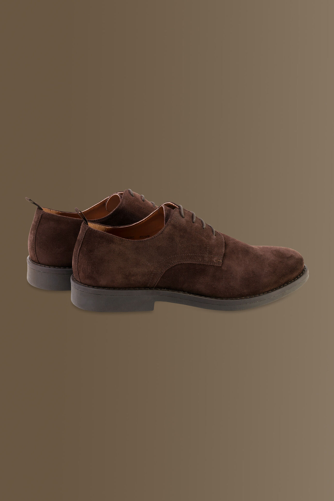 100% suede leather derby shoes image number 2
