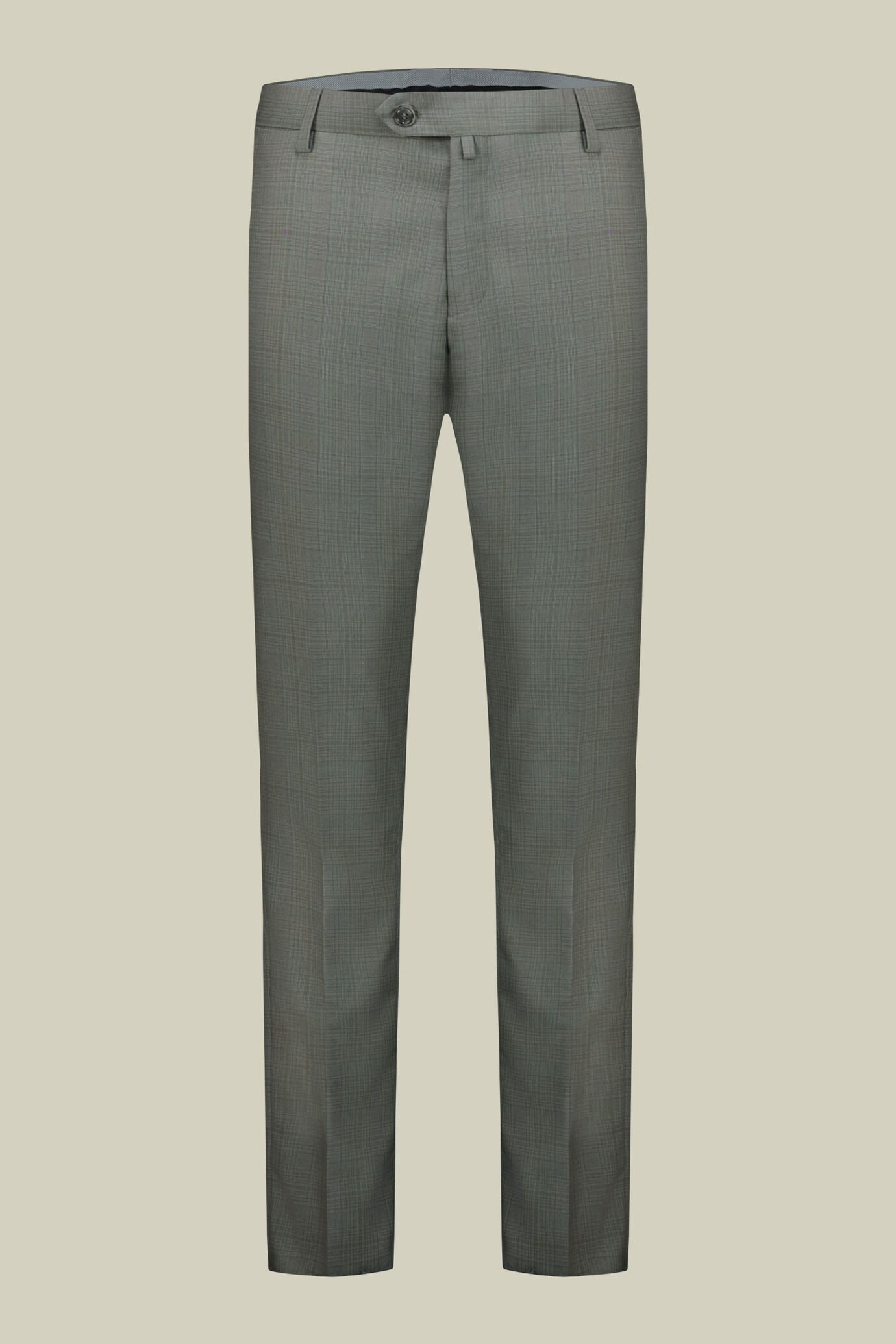 Men's single-breasted suit in Prince of Wales fabric, regular fit image number 2