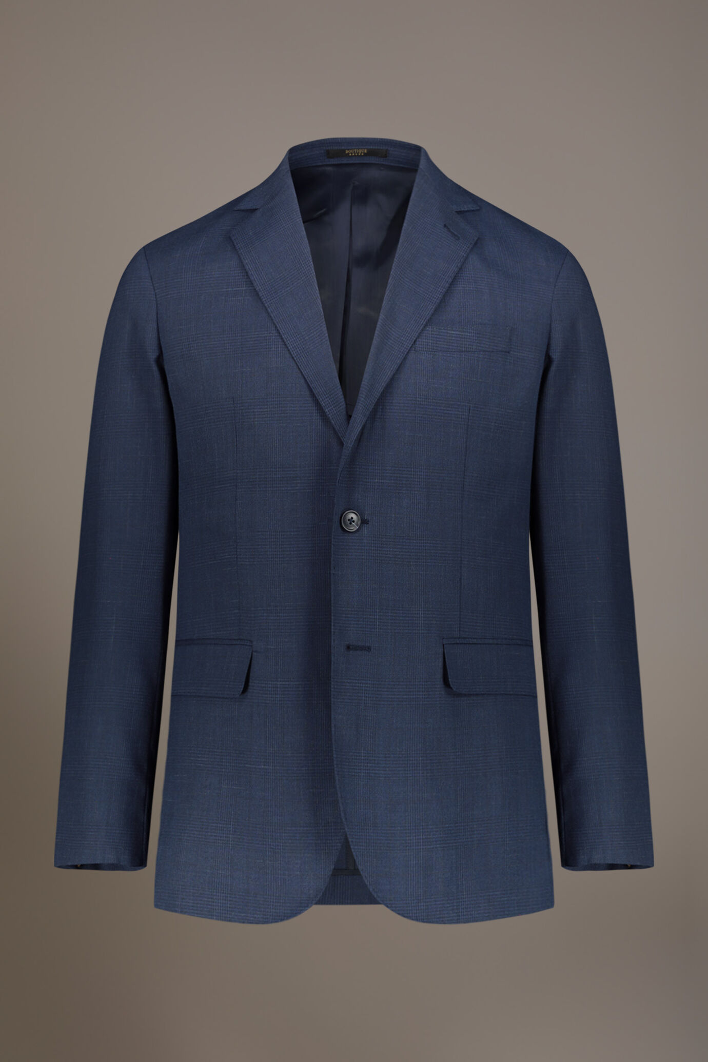 Regular fit single-breasted suit fabric prince of wales design image number 5
