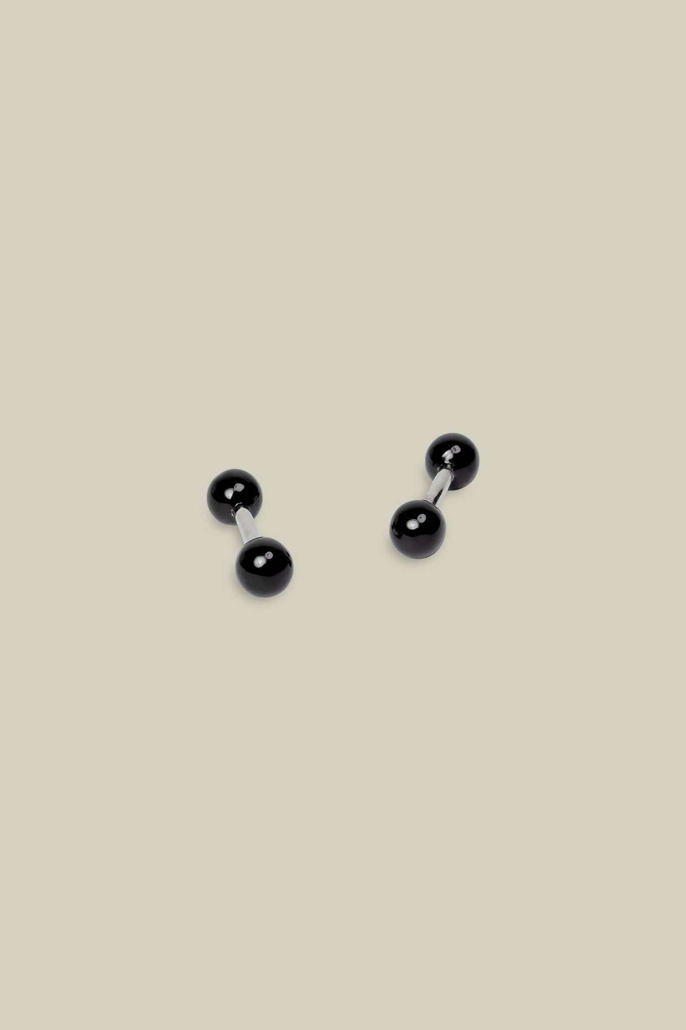 Boutons de manchette pour homme avec boules color&eacute;es image number 1