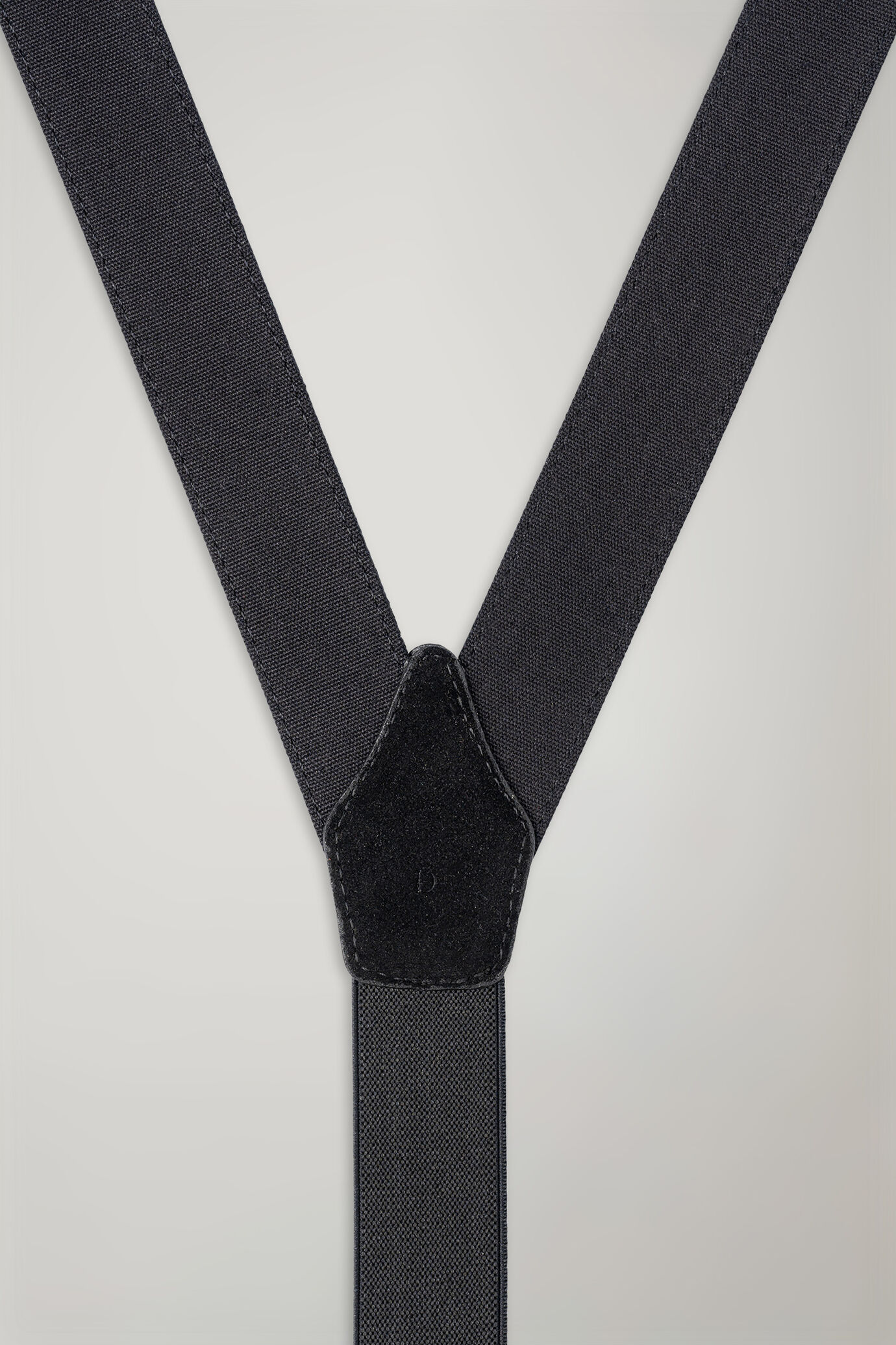 Men's canvas suspenders solid color image number 1