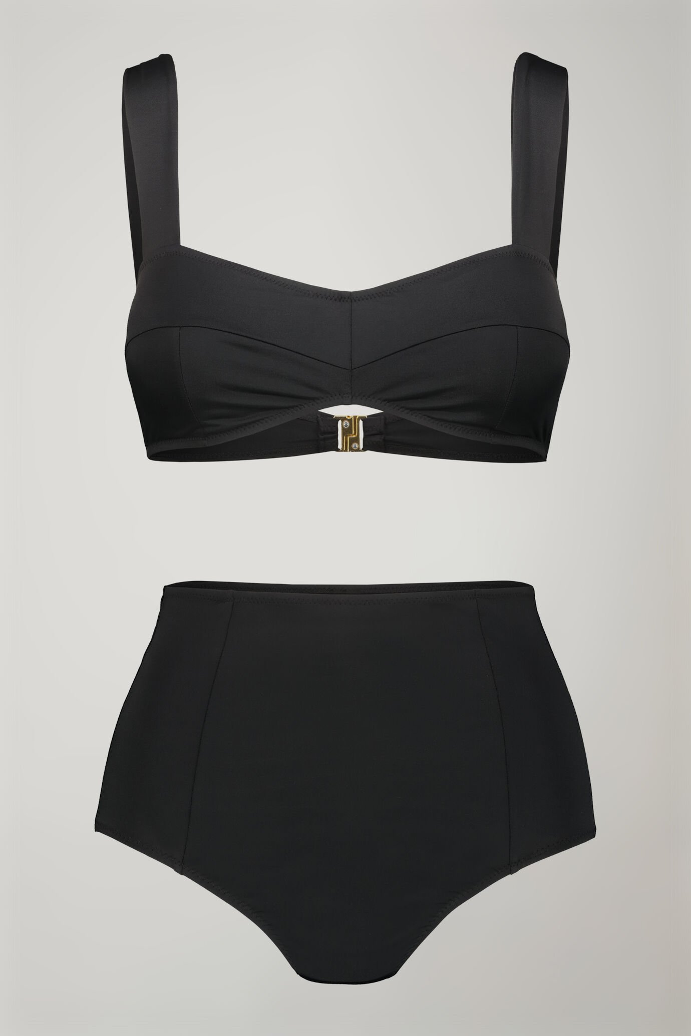 Costume donna in tessuto elasticizzato regular fit image number 5