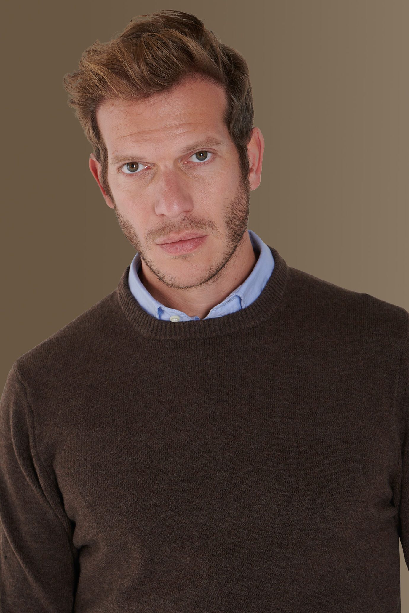 Round neck sweater soft touch image number 1