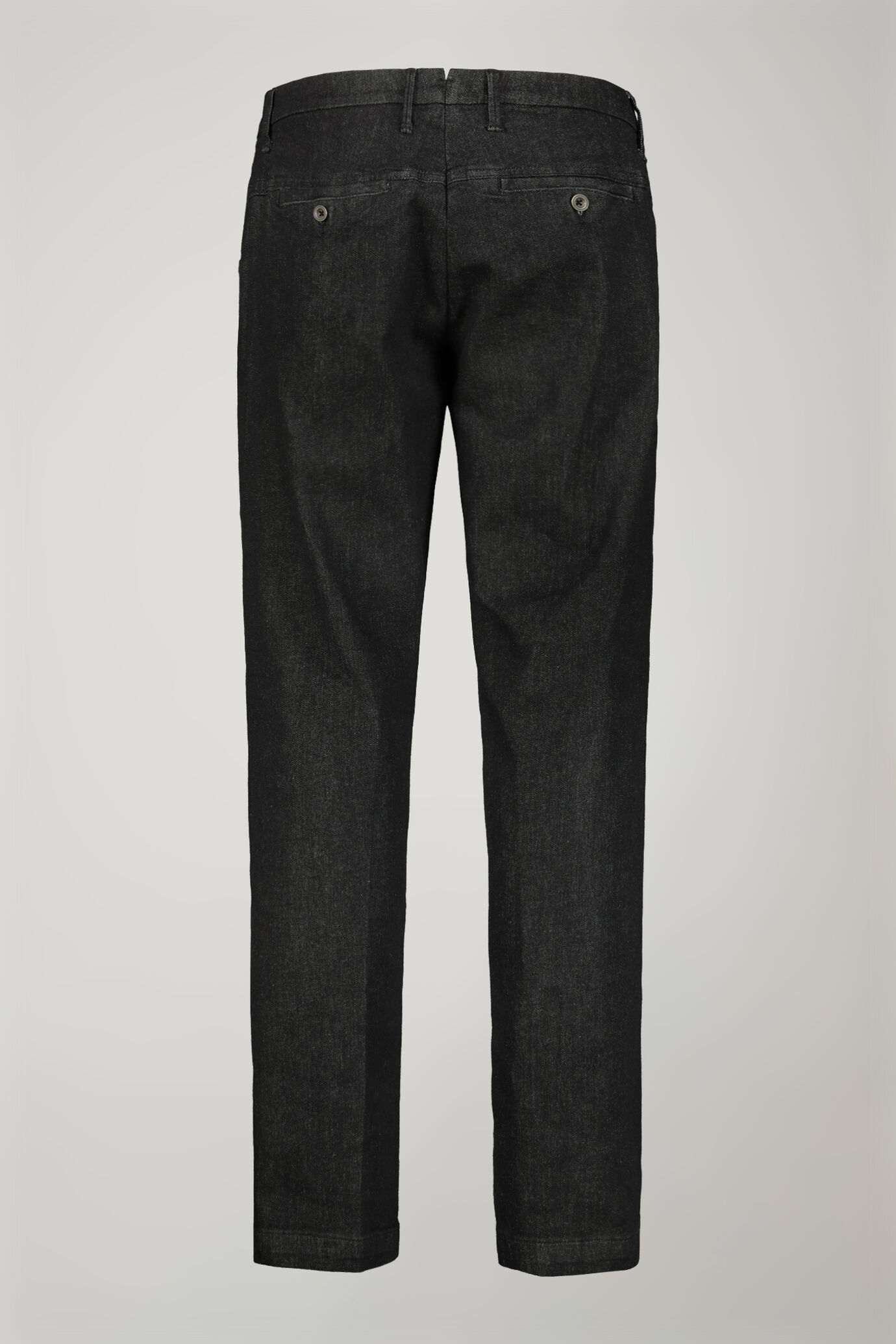 Men's trousers with small dart regular fit denim fabric image number 5