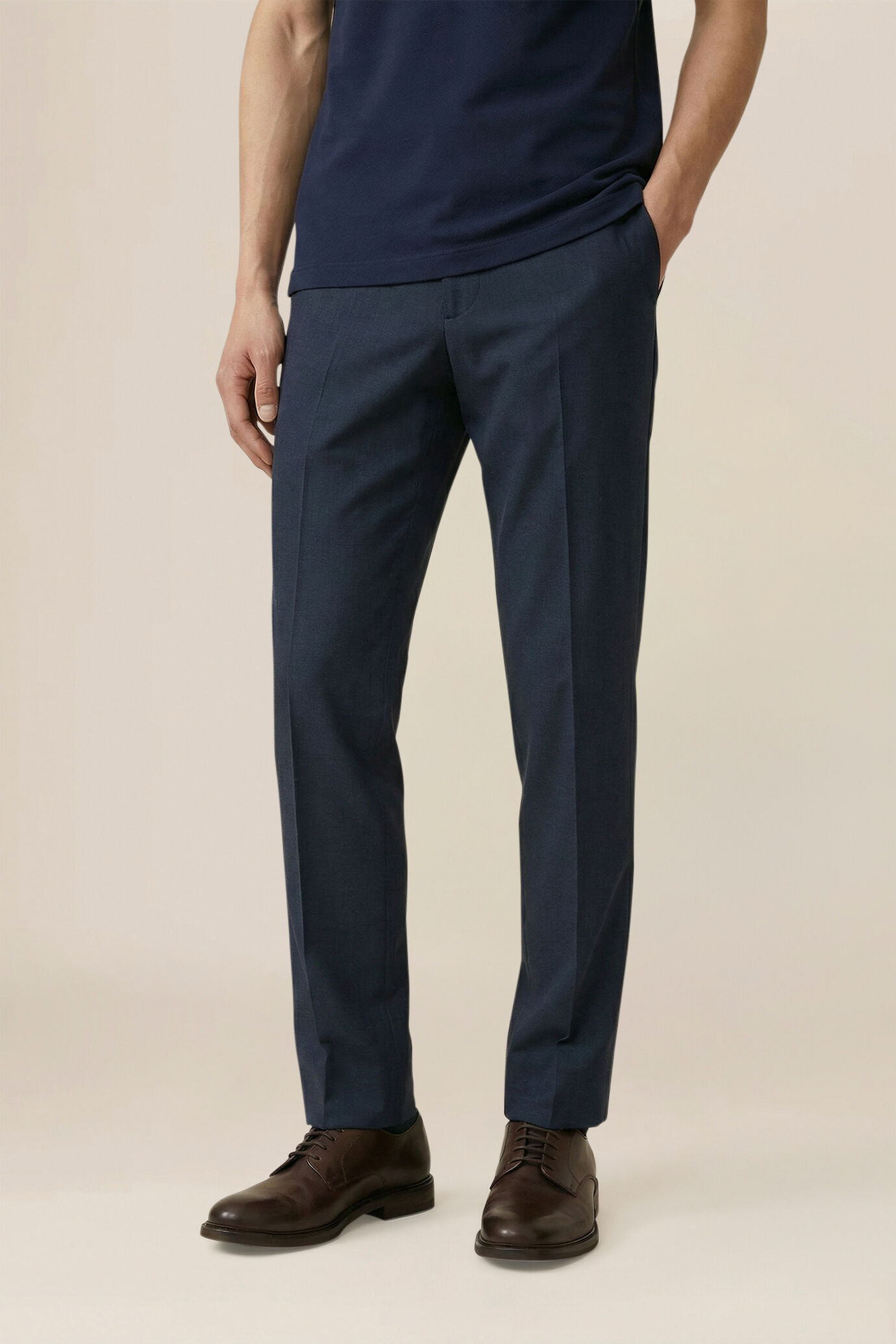 Herrenhose aus Leinen-Baumwoll-Mischgewebe image number 1
