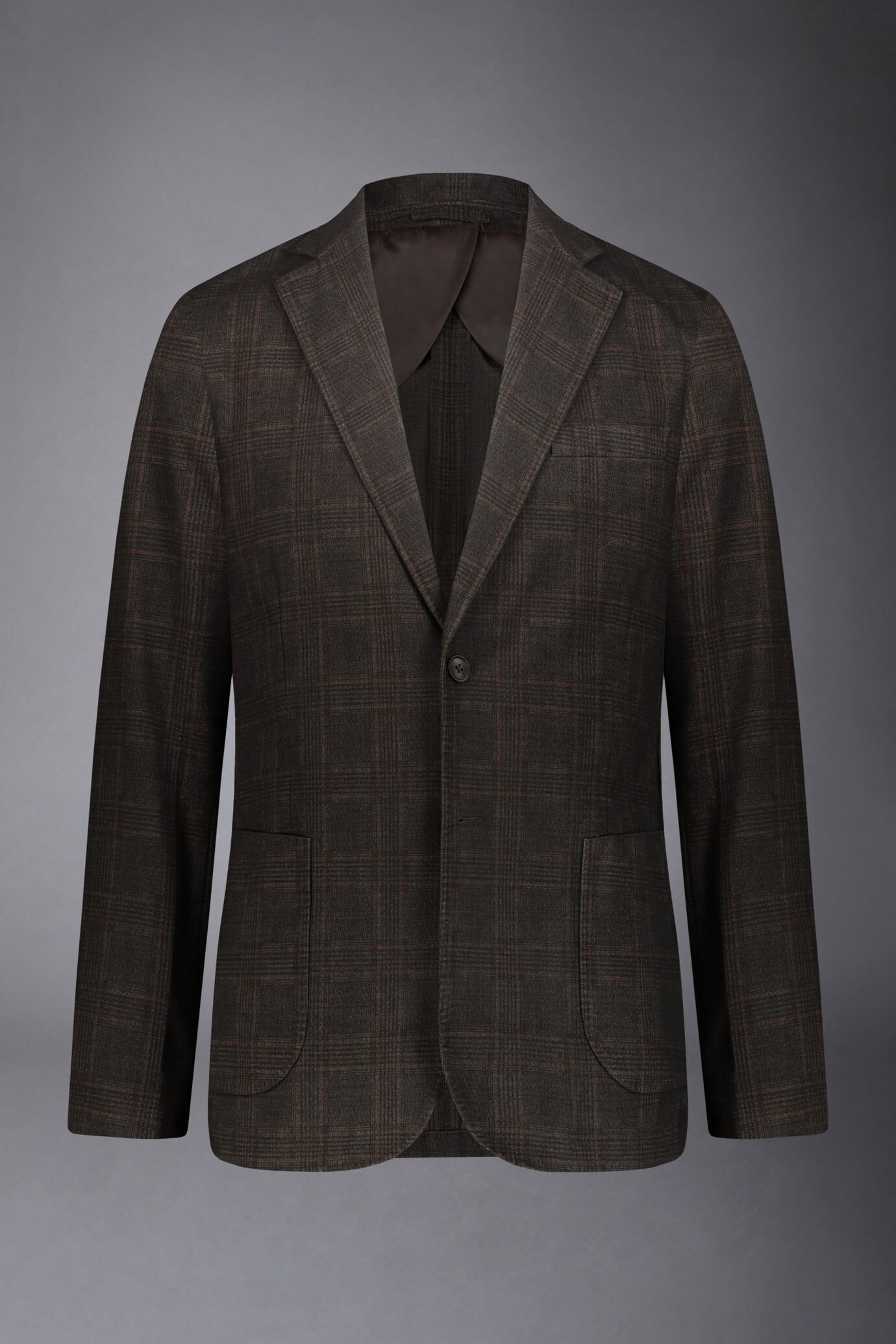 Giacca monopetto genderless tessuto principe di galles regular fit image number 4