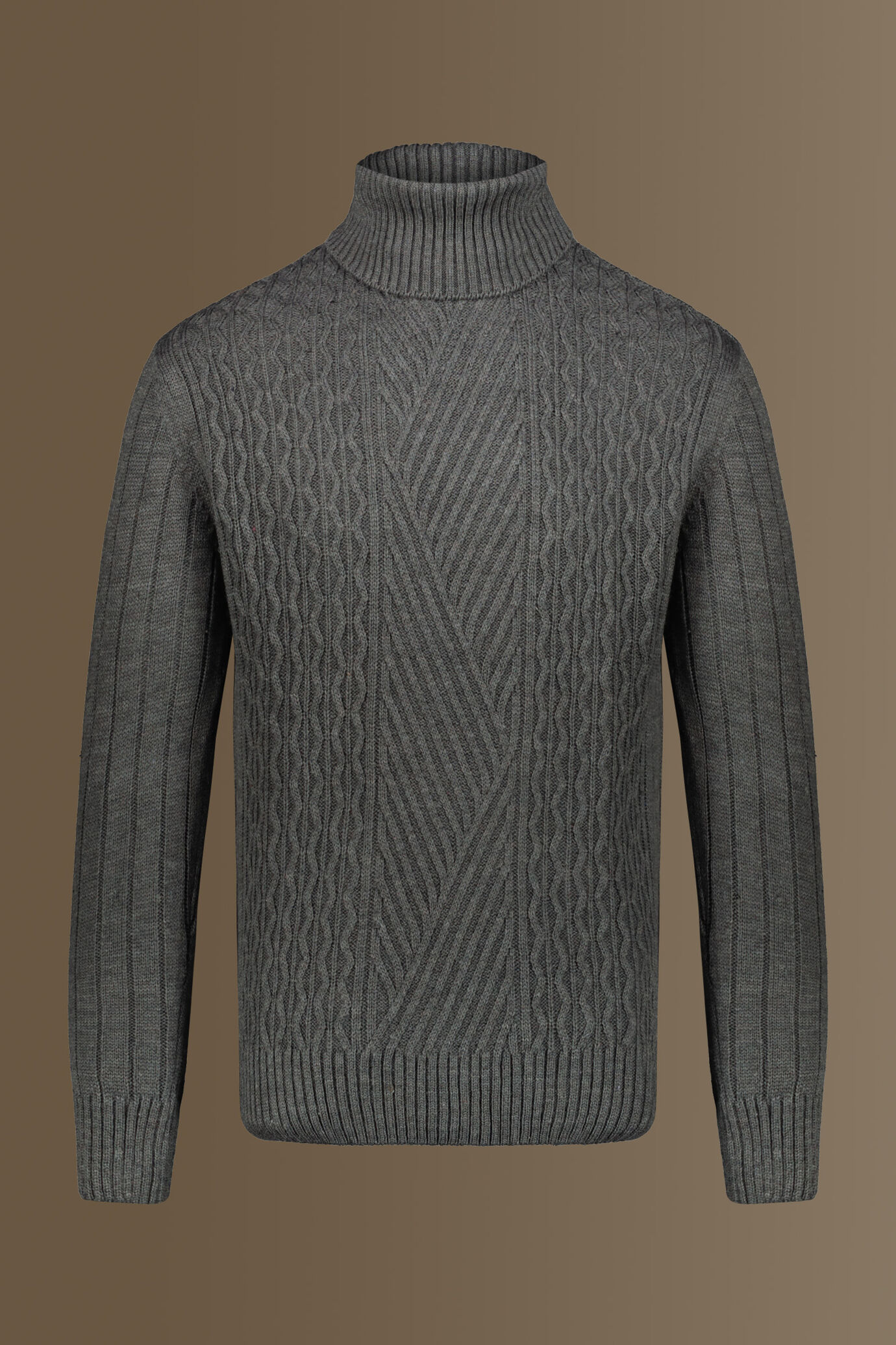 Turtle neck swater, wool blend image number 0