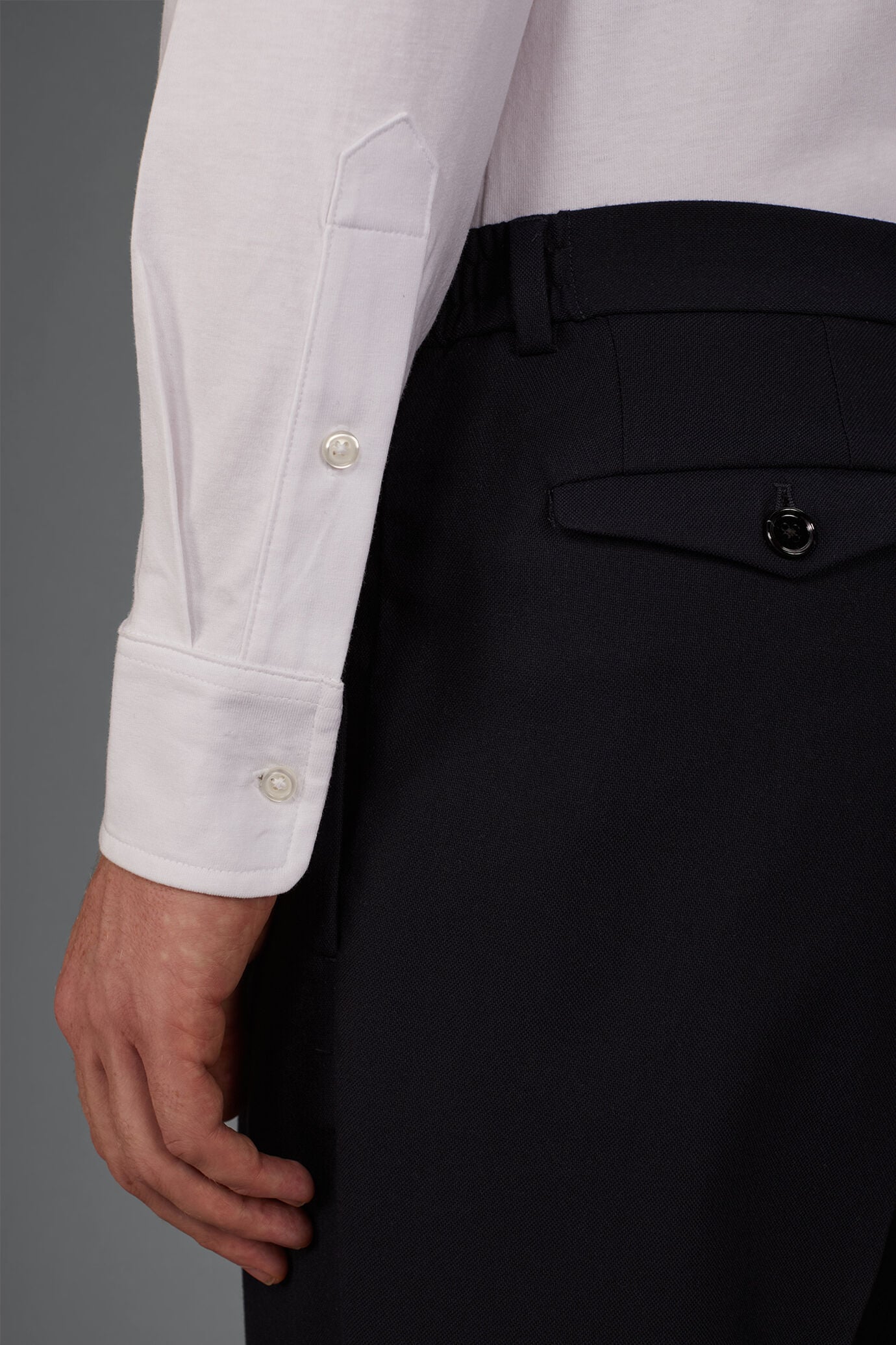 Polo chemise pour homme 100 % coton coupe regular fit image number 3