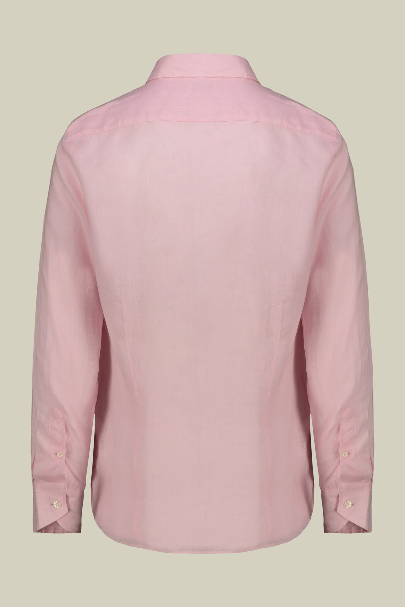 Camicia uomo casual collo classico 100% lino image number 5