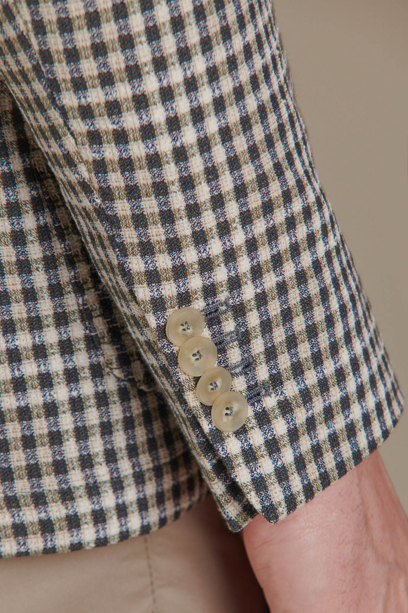 Single breasted jacket patch pockets made in italy image number 3