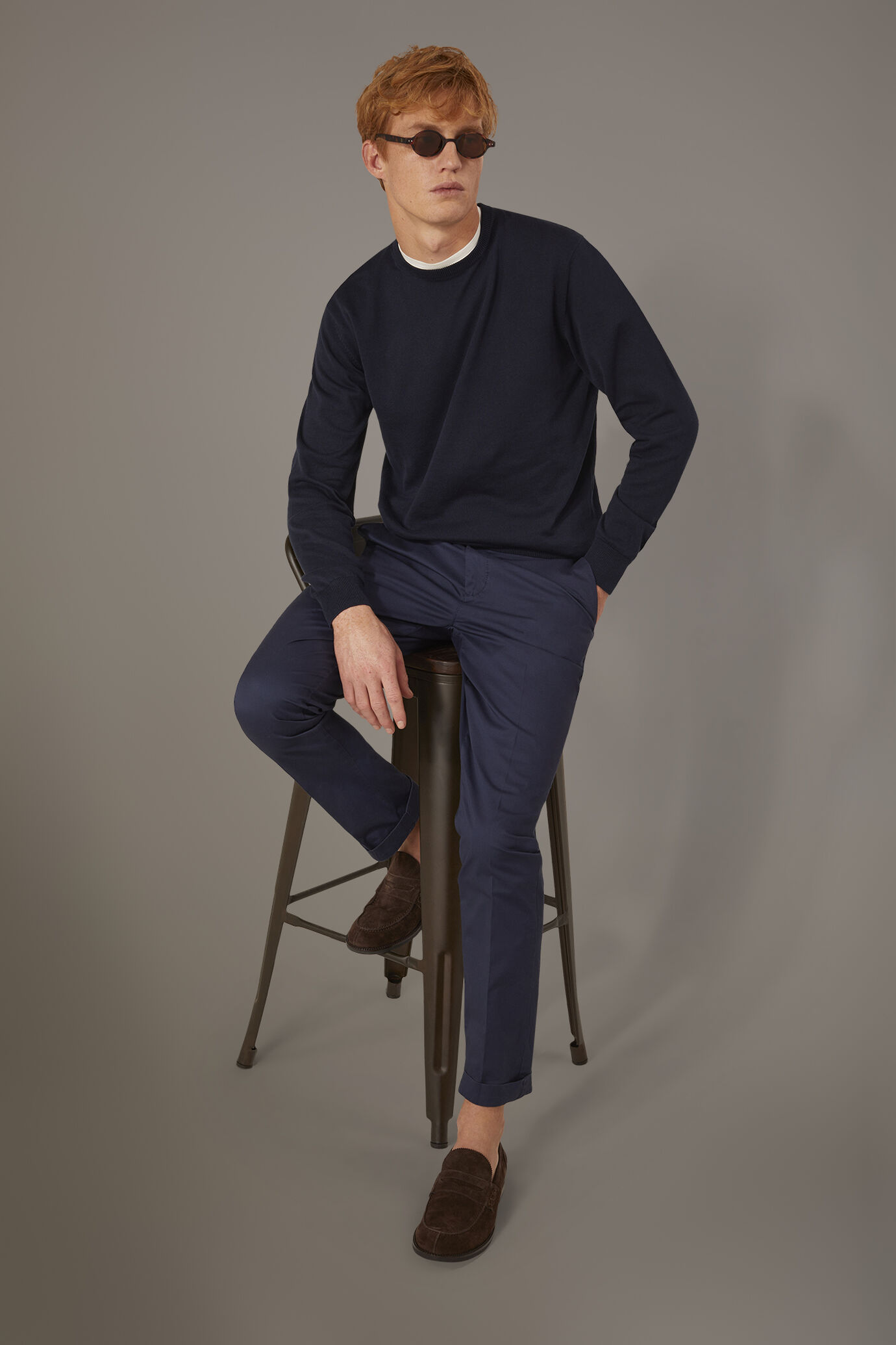 Pantalone chino classico uomo image number 0
