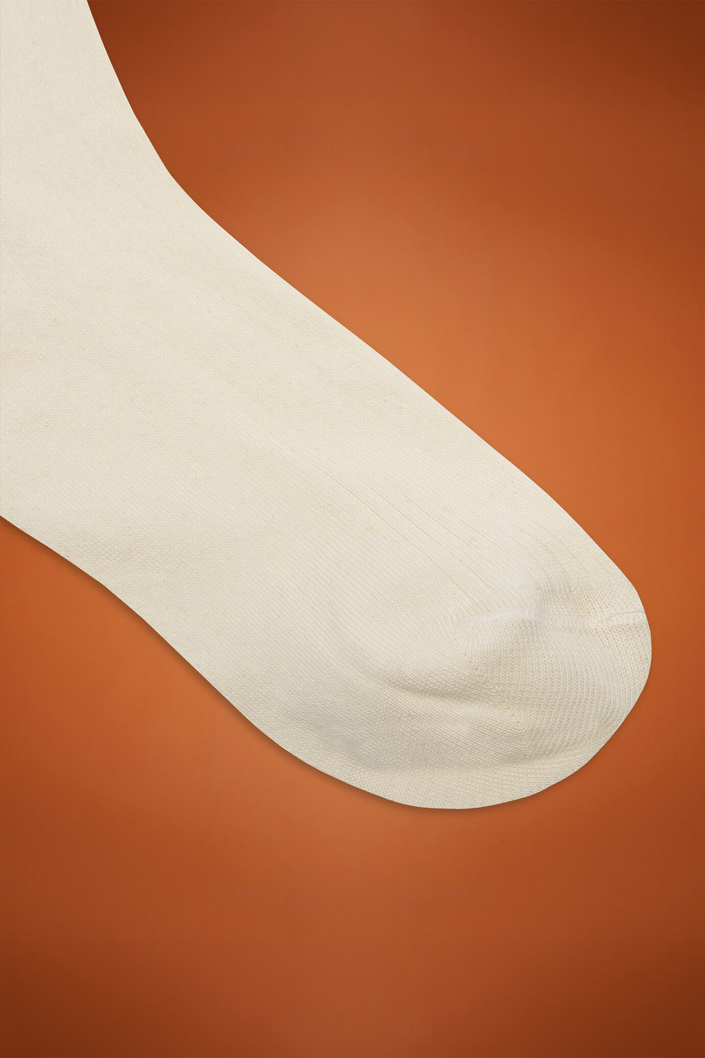 Women’s socks made in Italy in cotton blend solid color ribbed