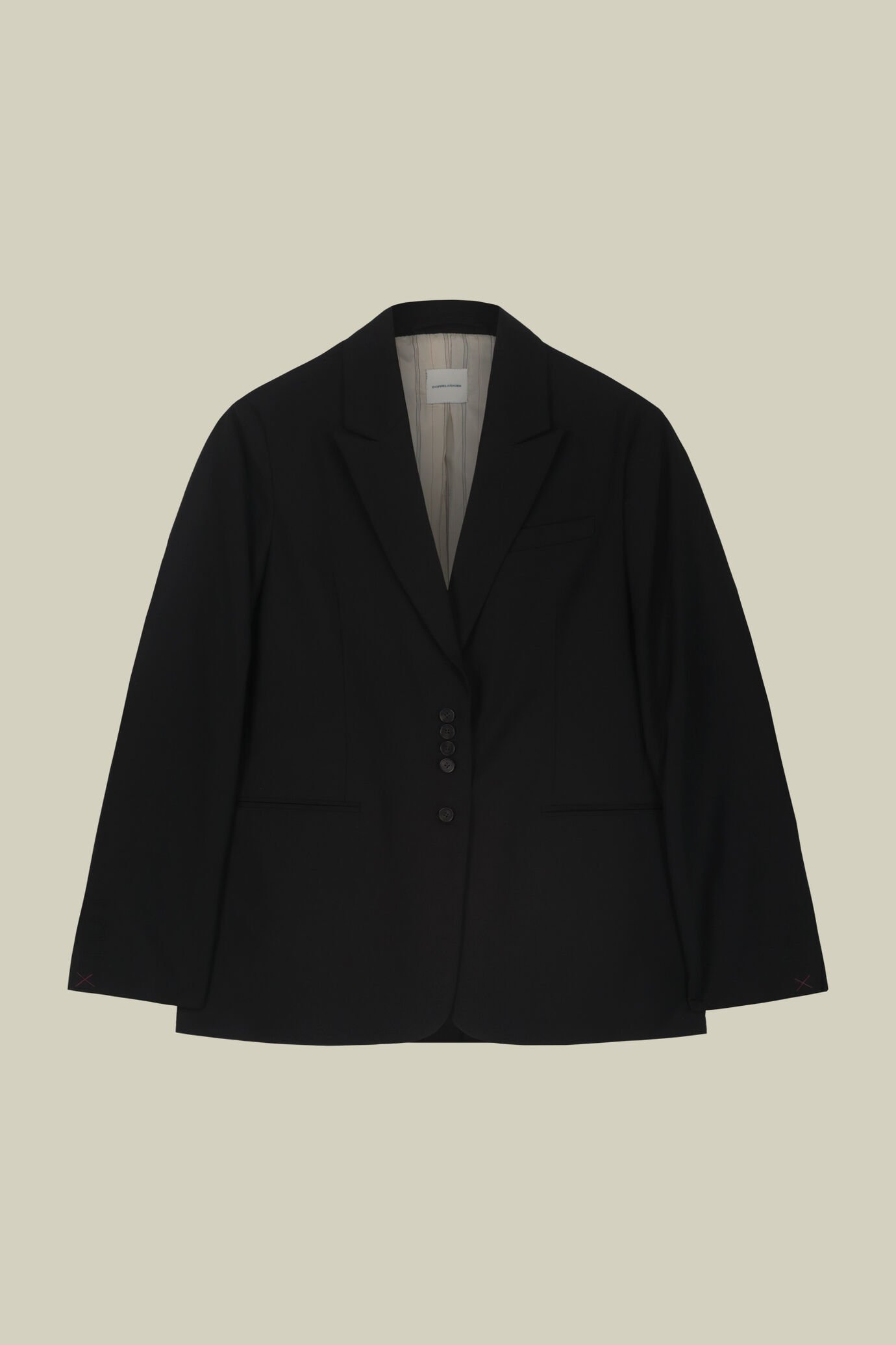 Formeller, einreihige Damenblazer mit spitzem Revers image number 4