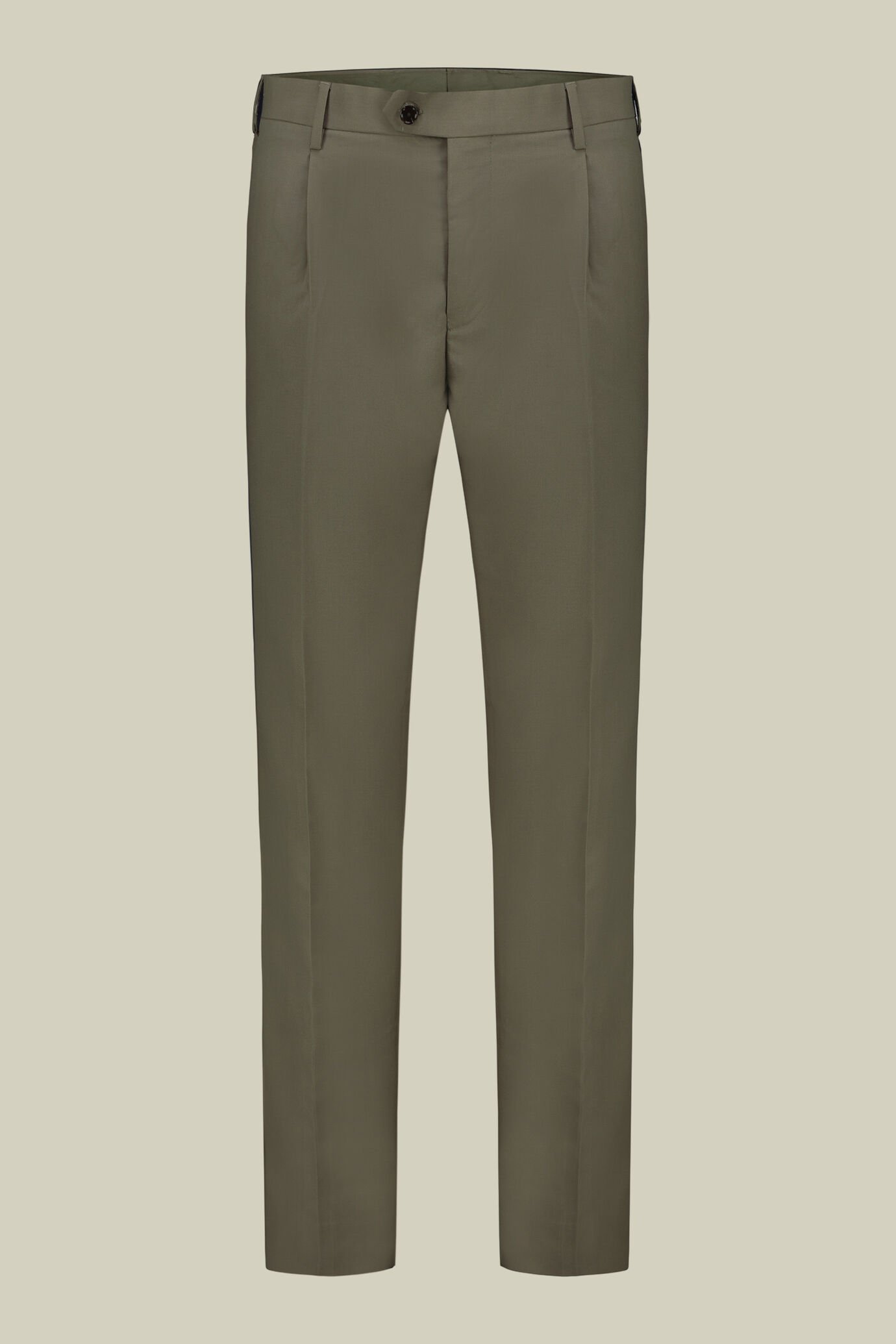 Single-breasted men's suit with single-pleat trousers image number 6