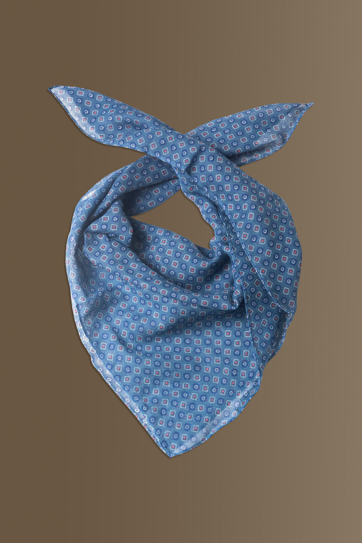 Foulard 70x70 cm fancy design cotton fabric image number 0