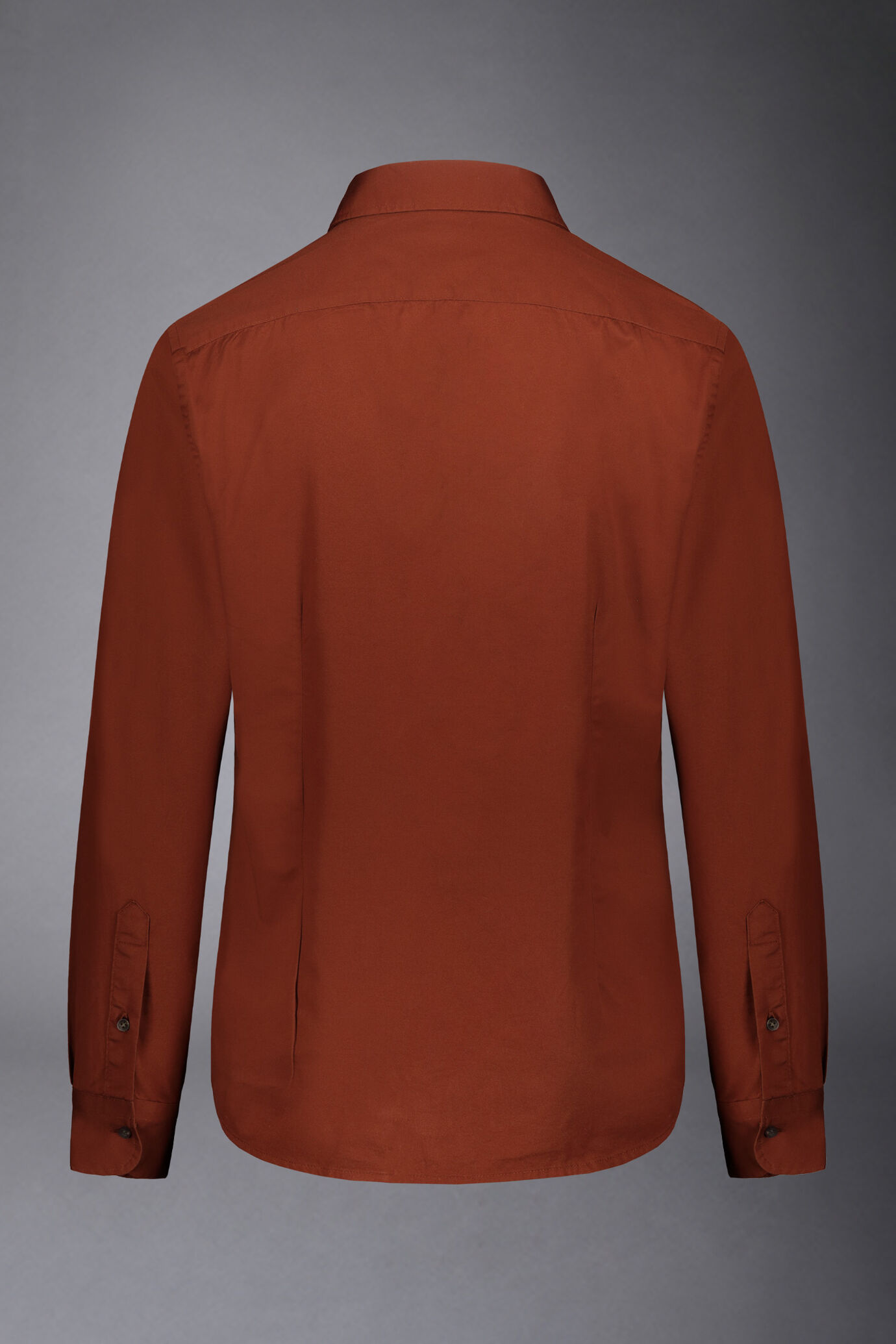 Men's casual French collar comfort fit shirt gabardine fabric image number 5