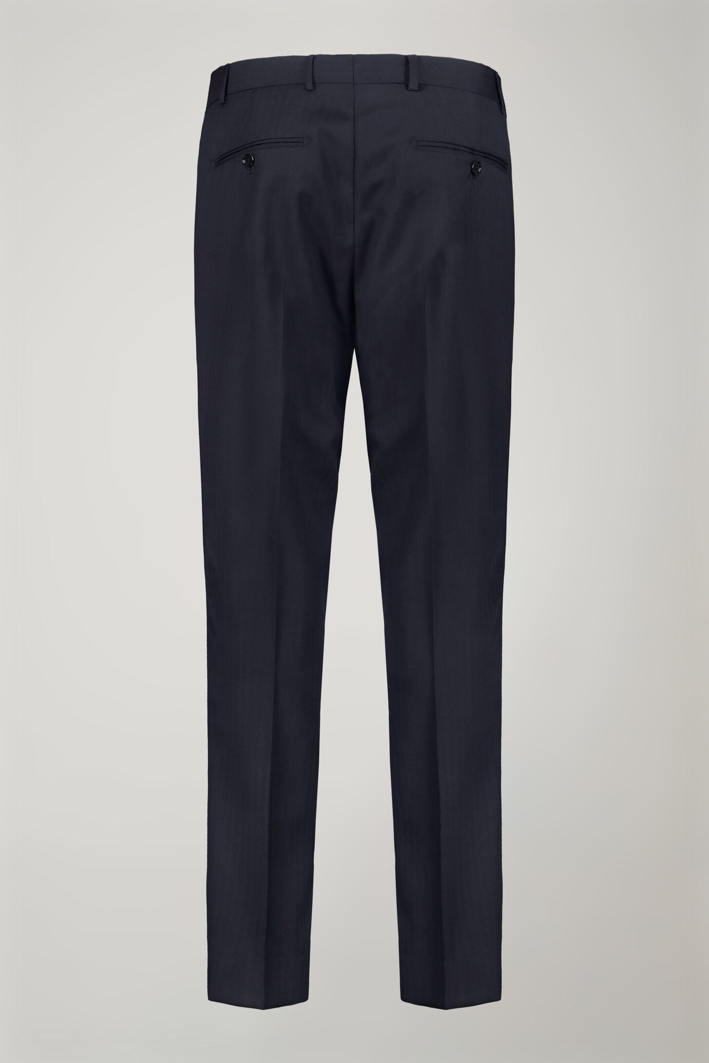 Men's single-breasted Wool Blend suit with herringbone pattern regular fit image number 7
