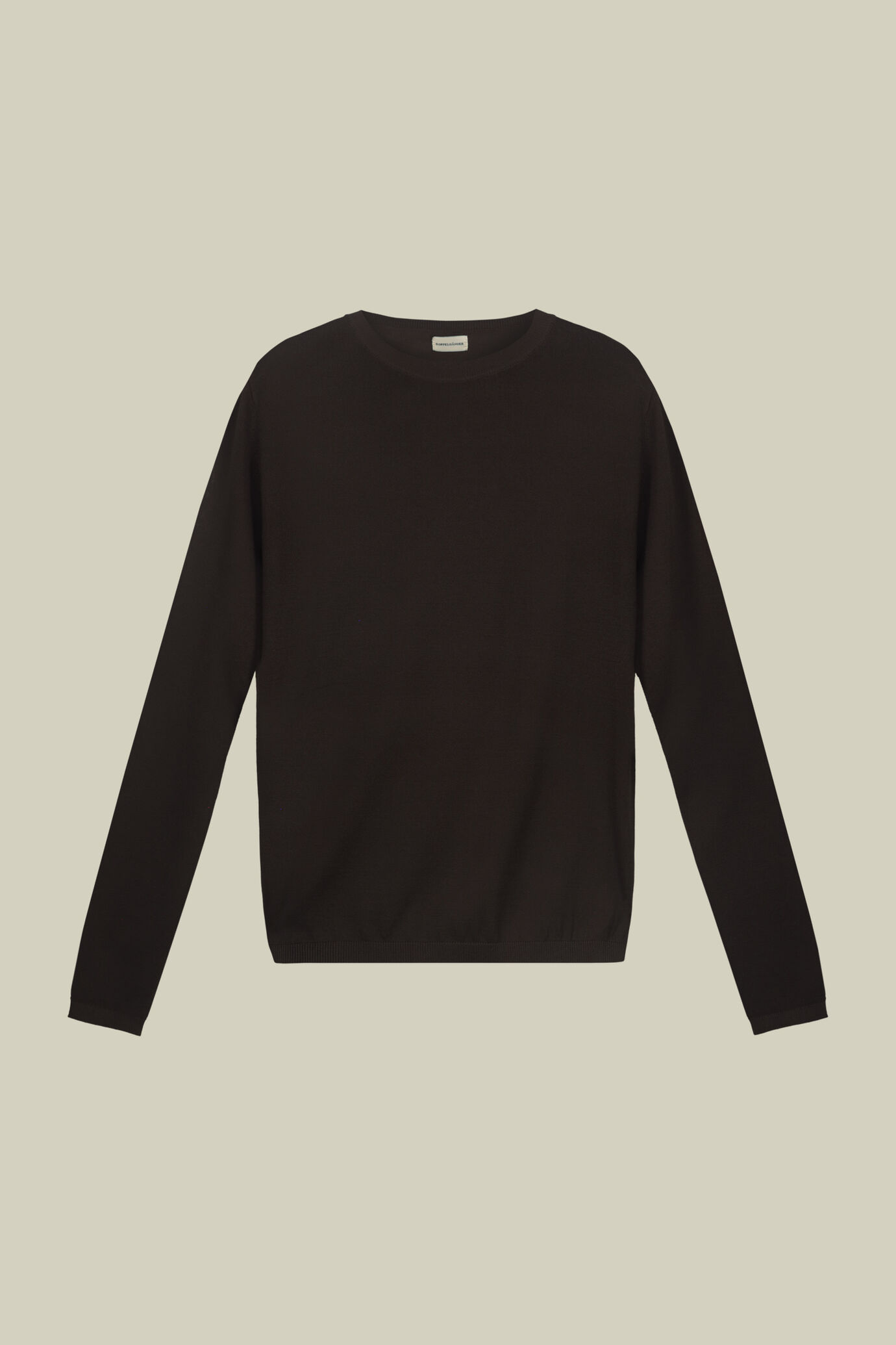Langärmeliger Damen-Pullover mit Rundhalsausschnitt image number 4