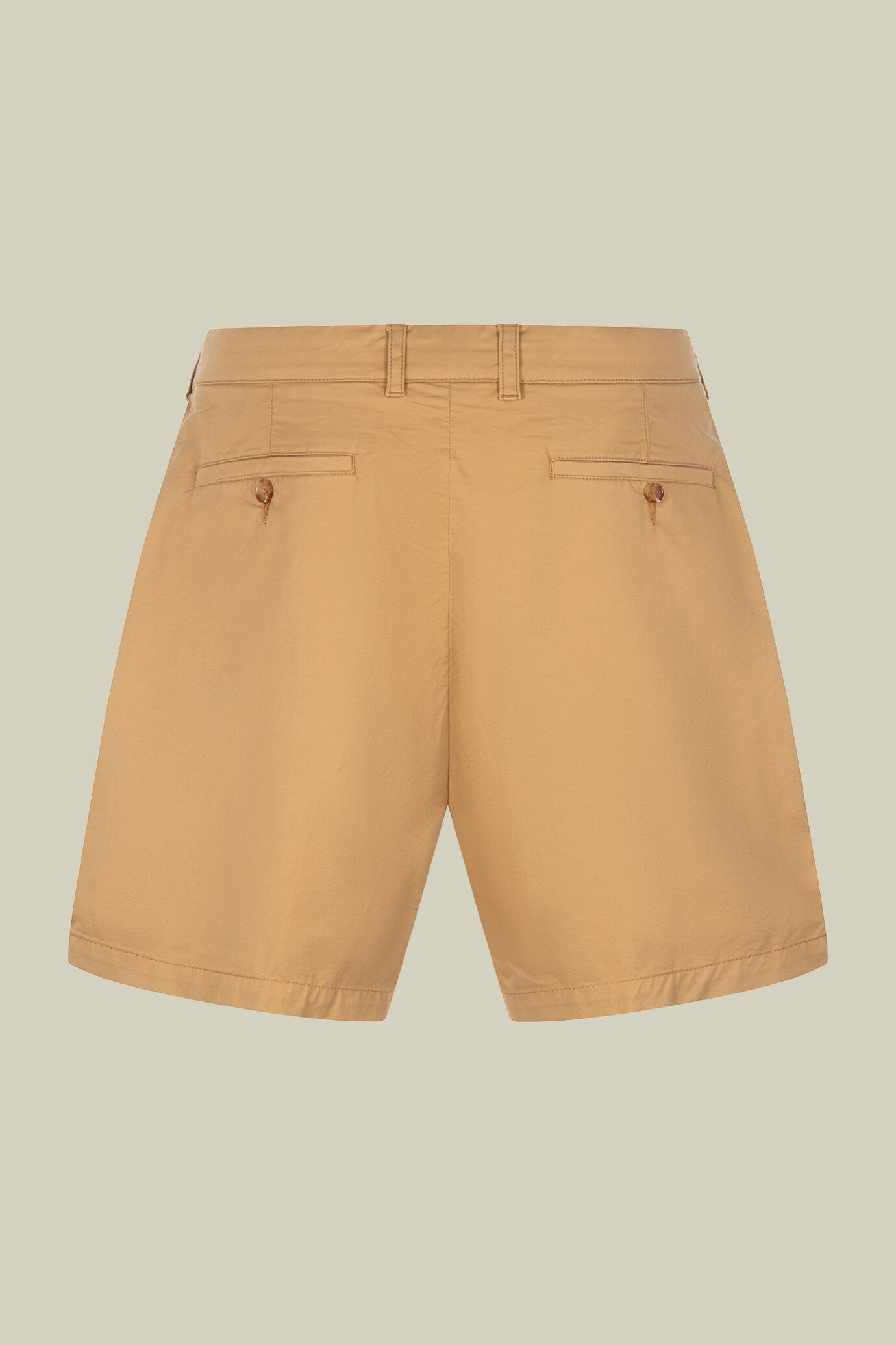 Bermuda uomo classico in cotone twill regular fit image number 3